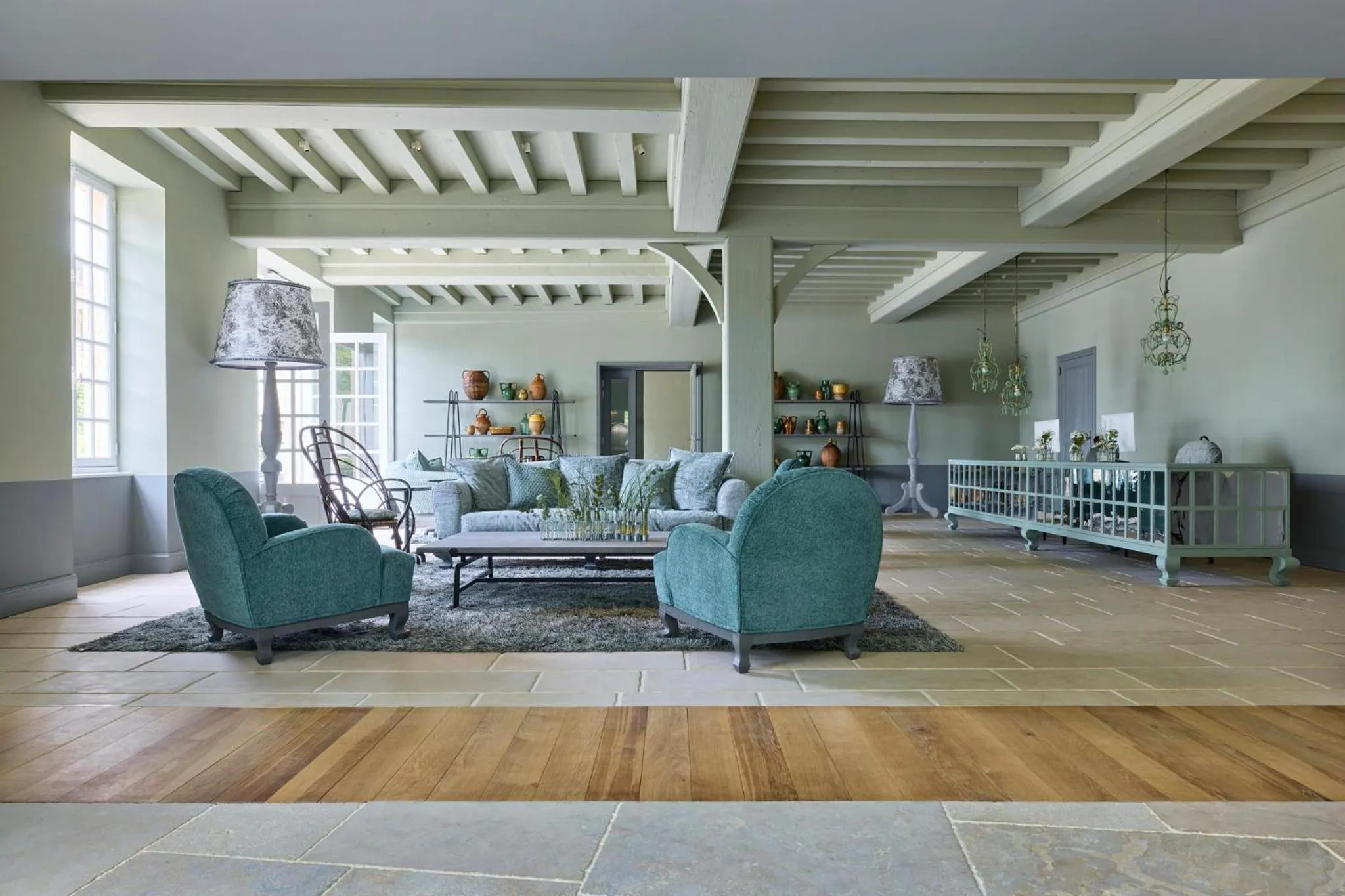 Lobby or reception in COMO Le Montrachet