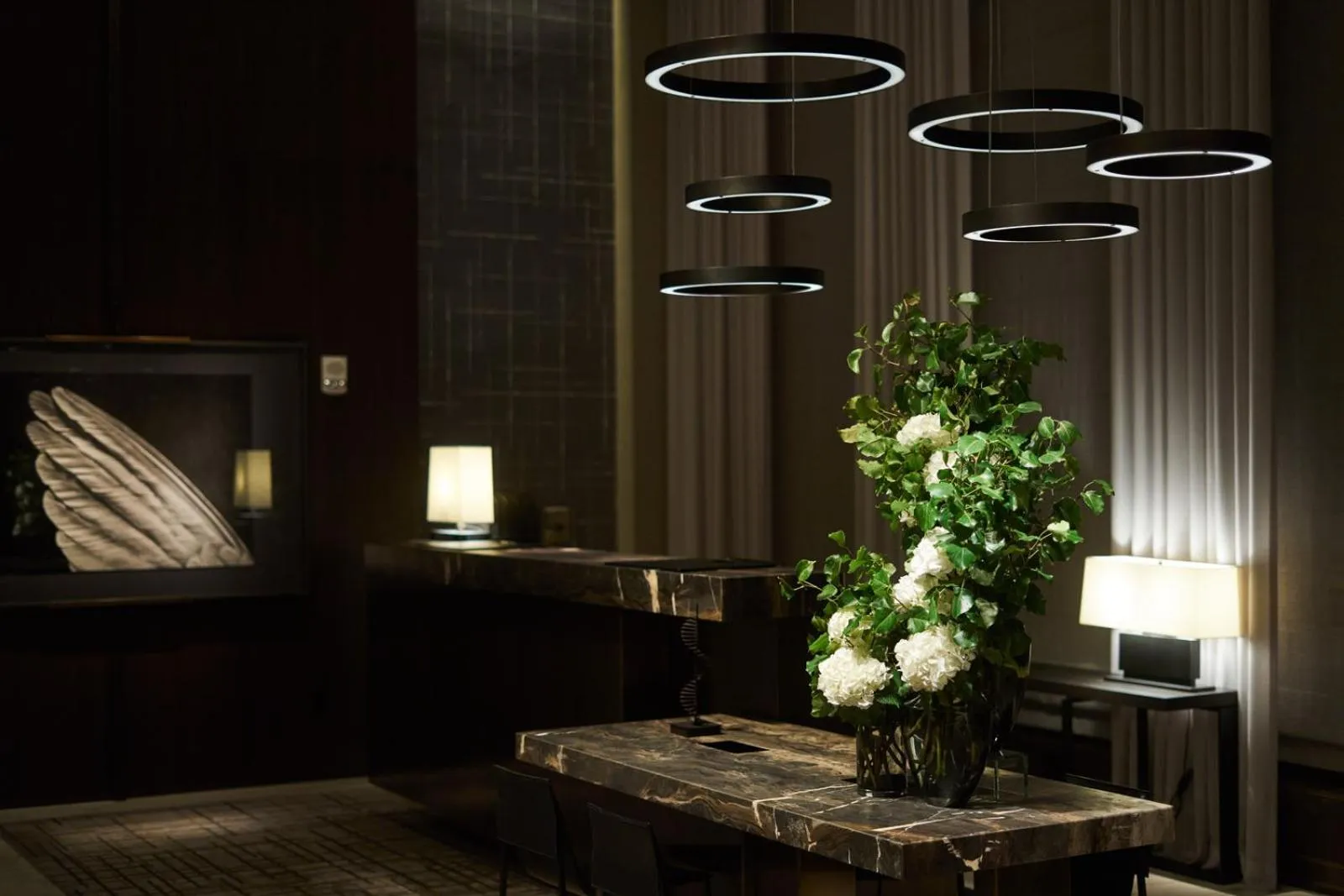 Lobby or reception in Four Seasons Hotel New York Downtown