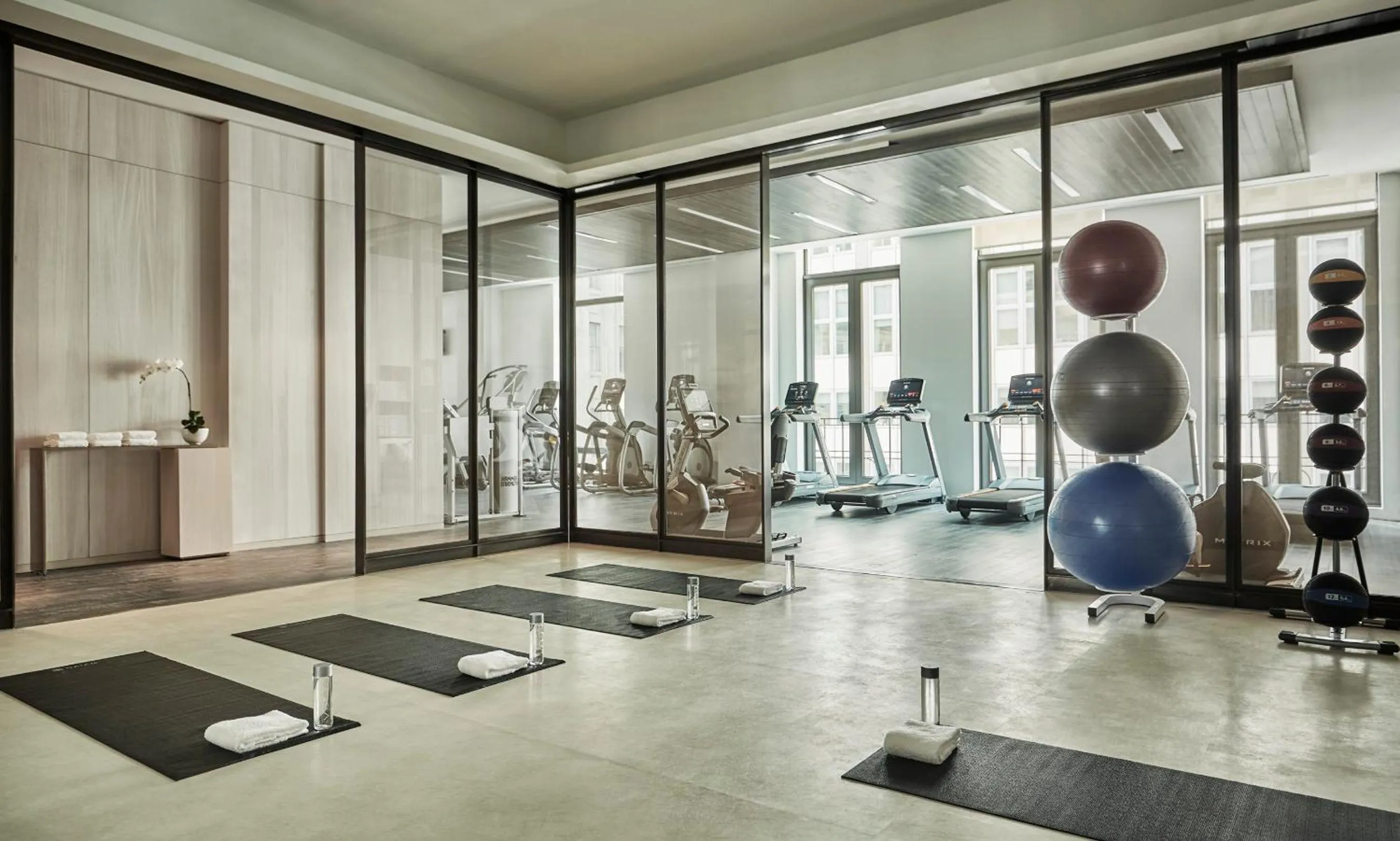 Fitness centre/facilities in Four Seasons Hotel New York Downtown