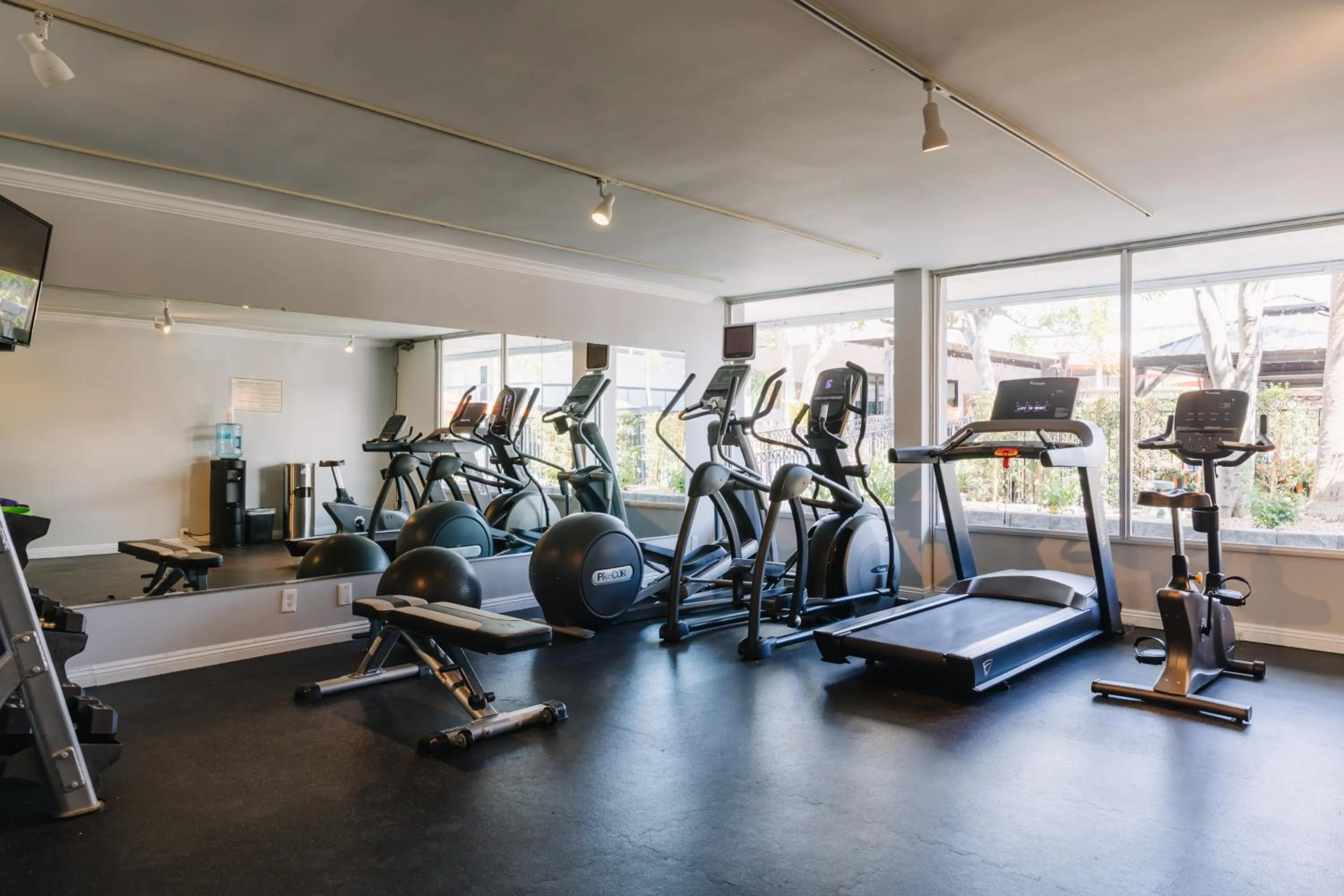 Fitness centre/facilities in Palm Garden Hotel