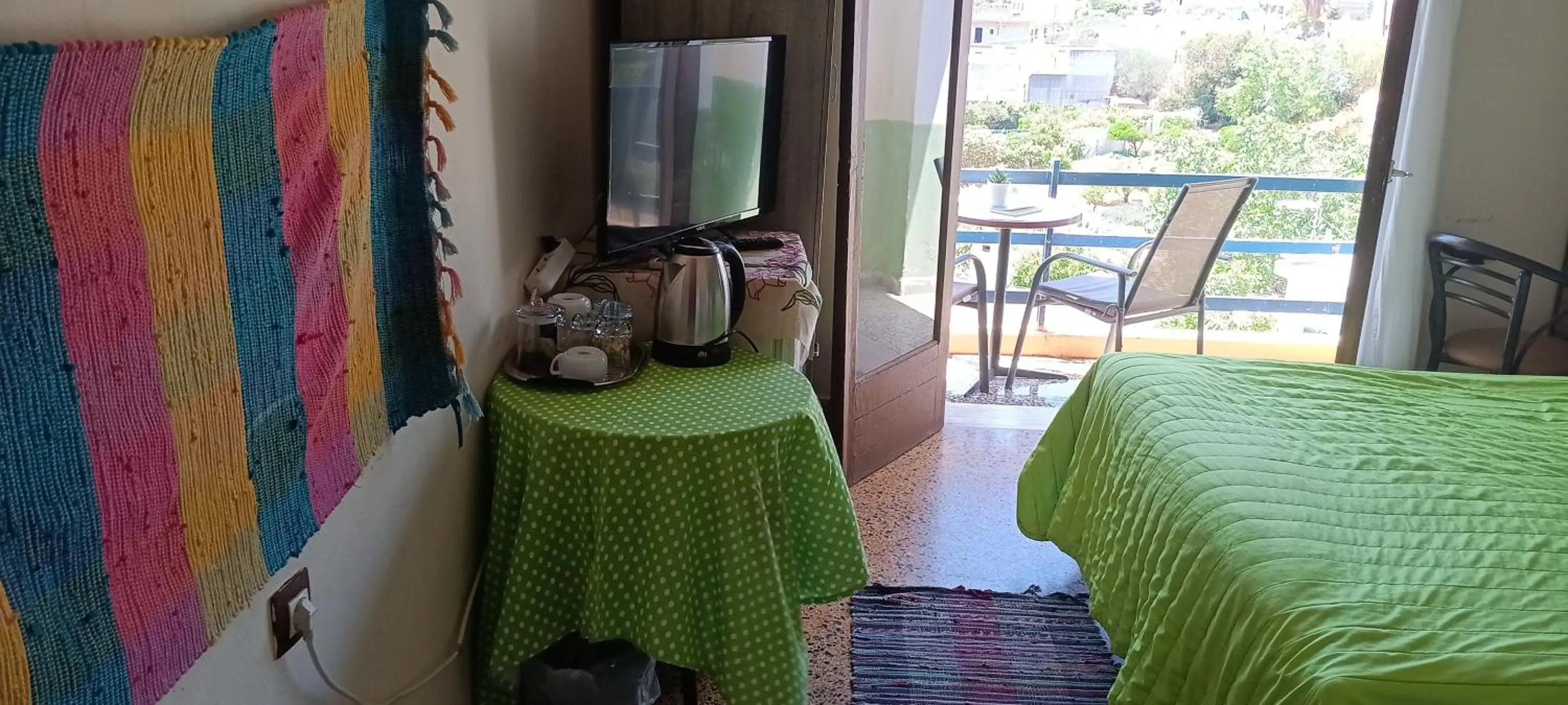 Bedroom, Bed in Hotel zakros rooms-restaurant