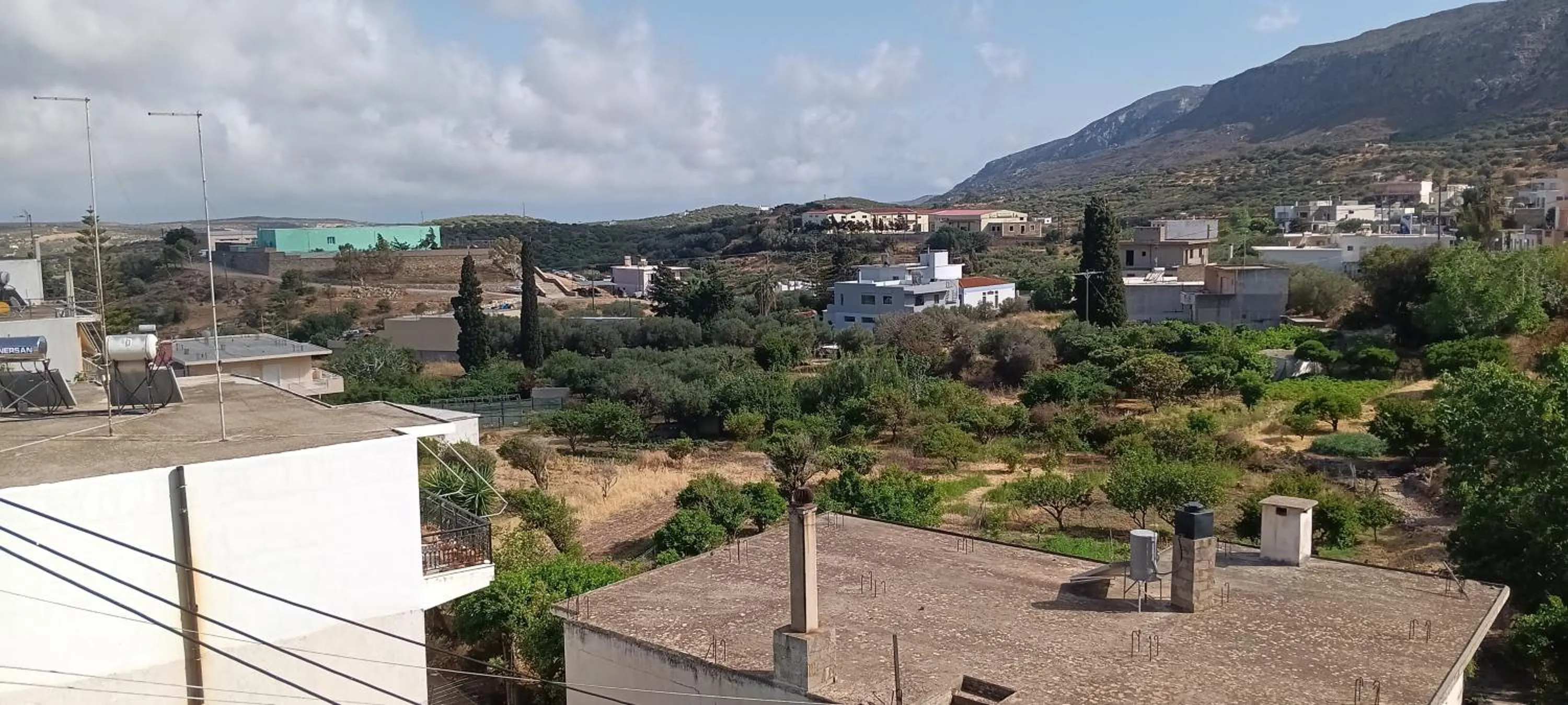 Balcony/Terrace in Hotel zakros rooms-restaurant