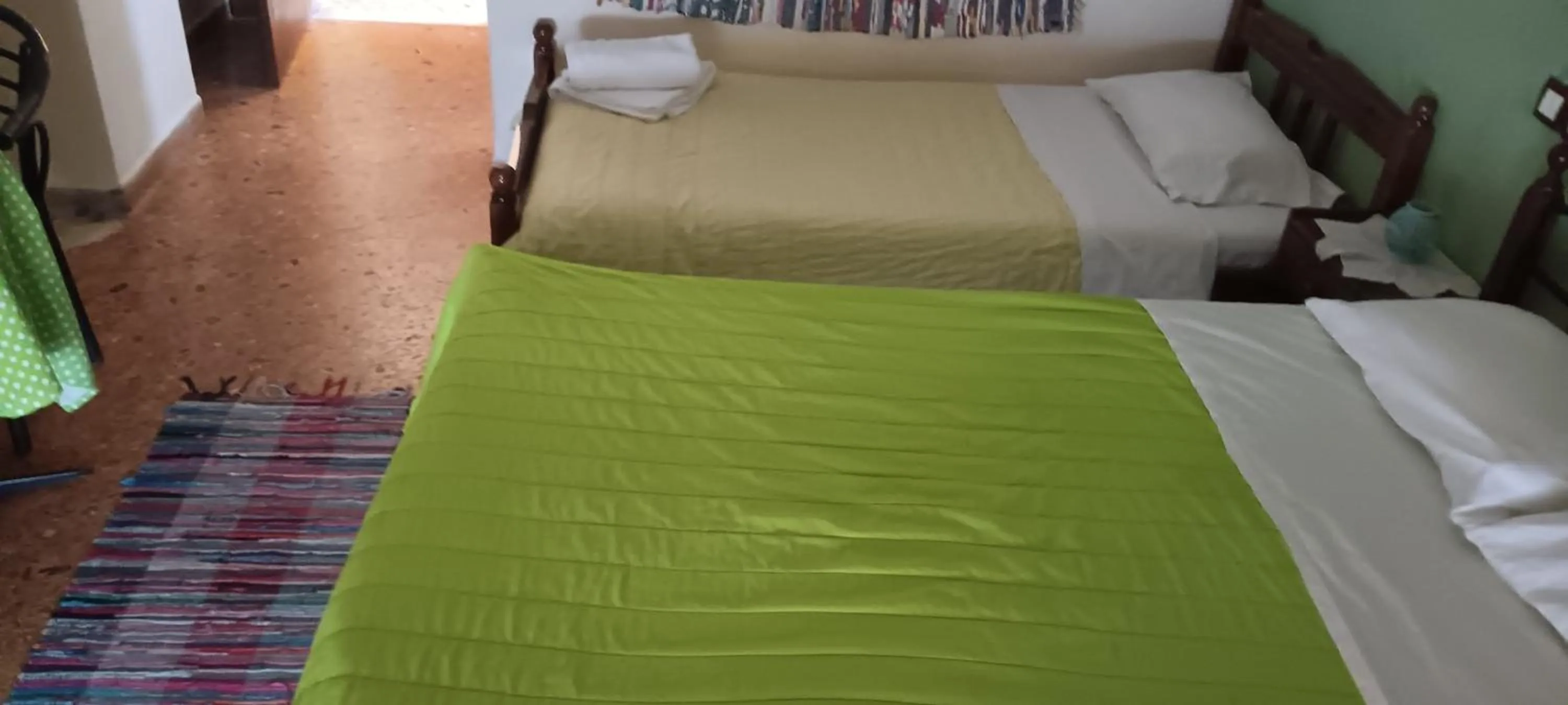 Bedroom, Bed in Hotel zakros rooms-restaurant