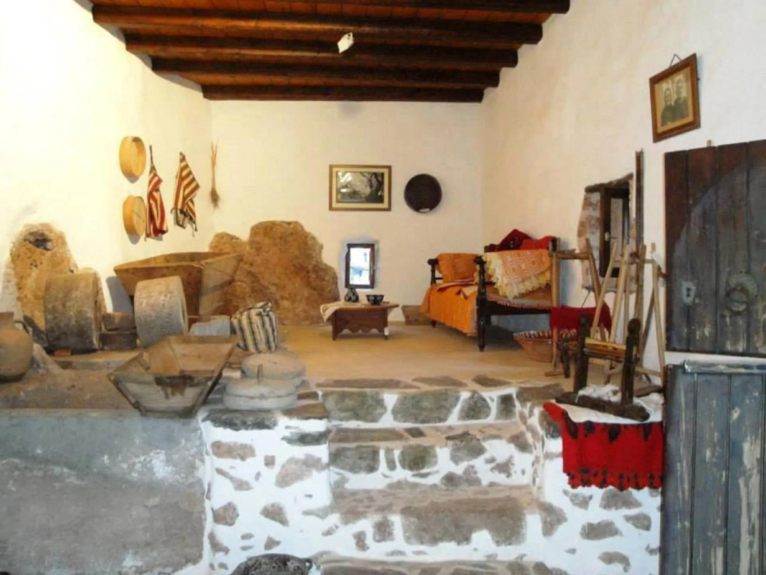 Living room in Hotel zakros rooms-restaurant