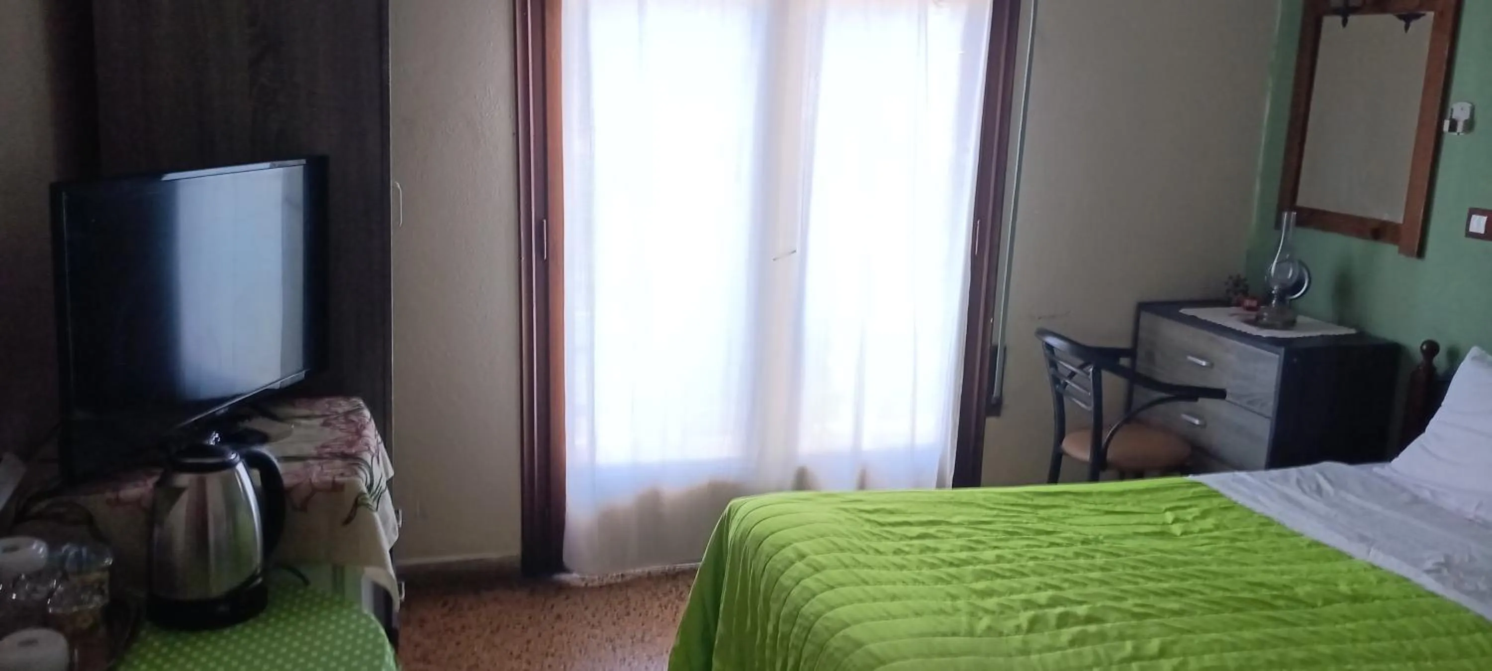 Bedroom, Bed in Hotel zakros rooms-restaurant