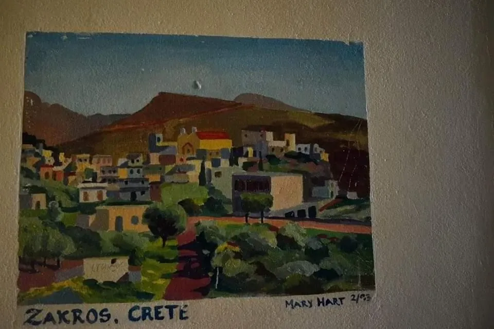 Decorative detail in Hotel zakros rooms-restaurant