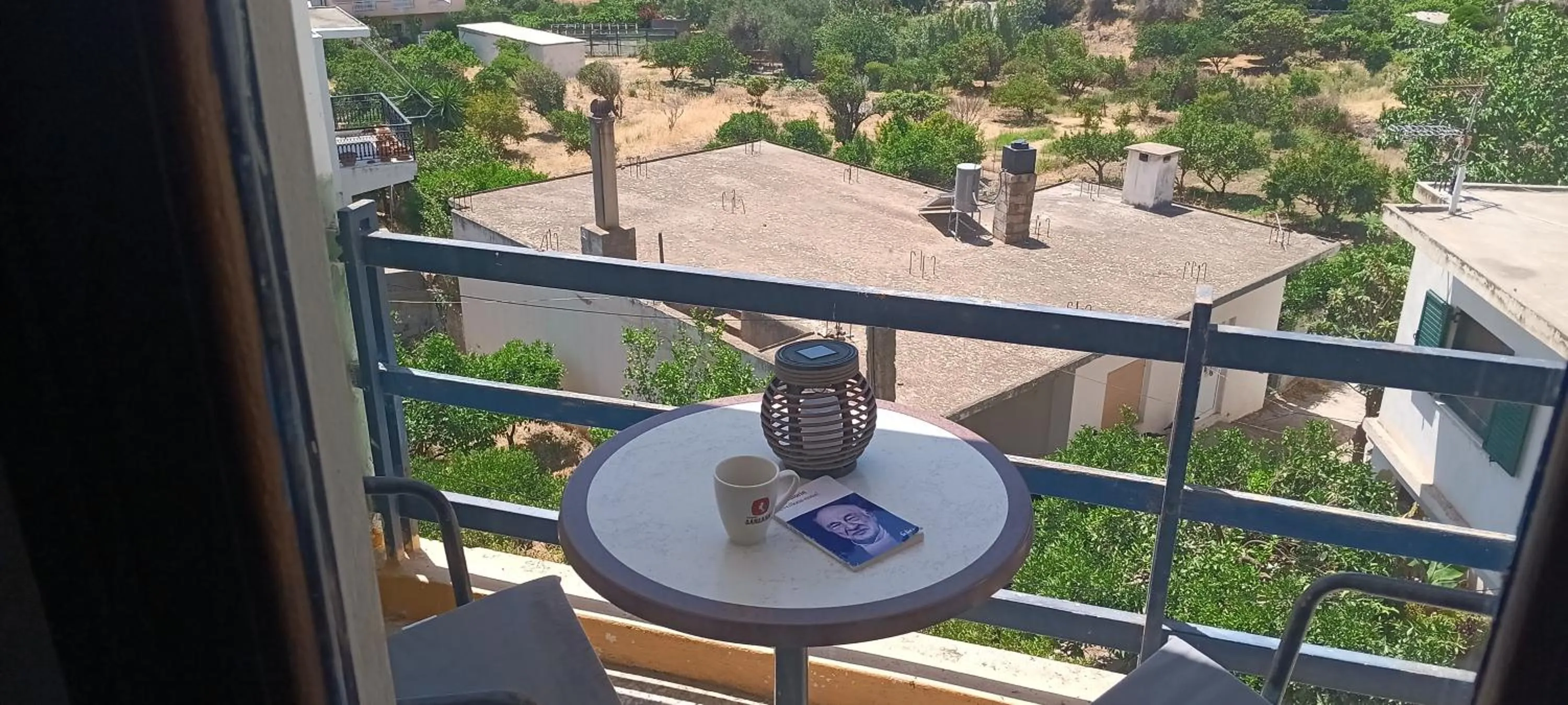 Balcony/Terrace in Hotel zakros rooms-restaurant