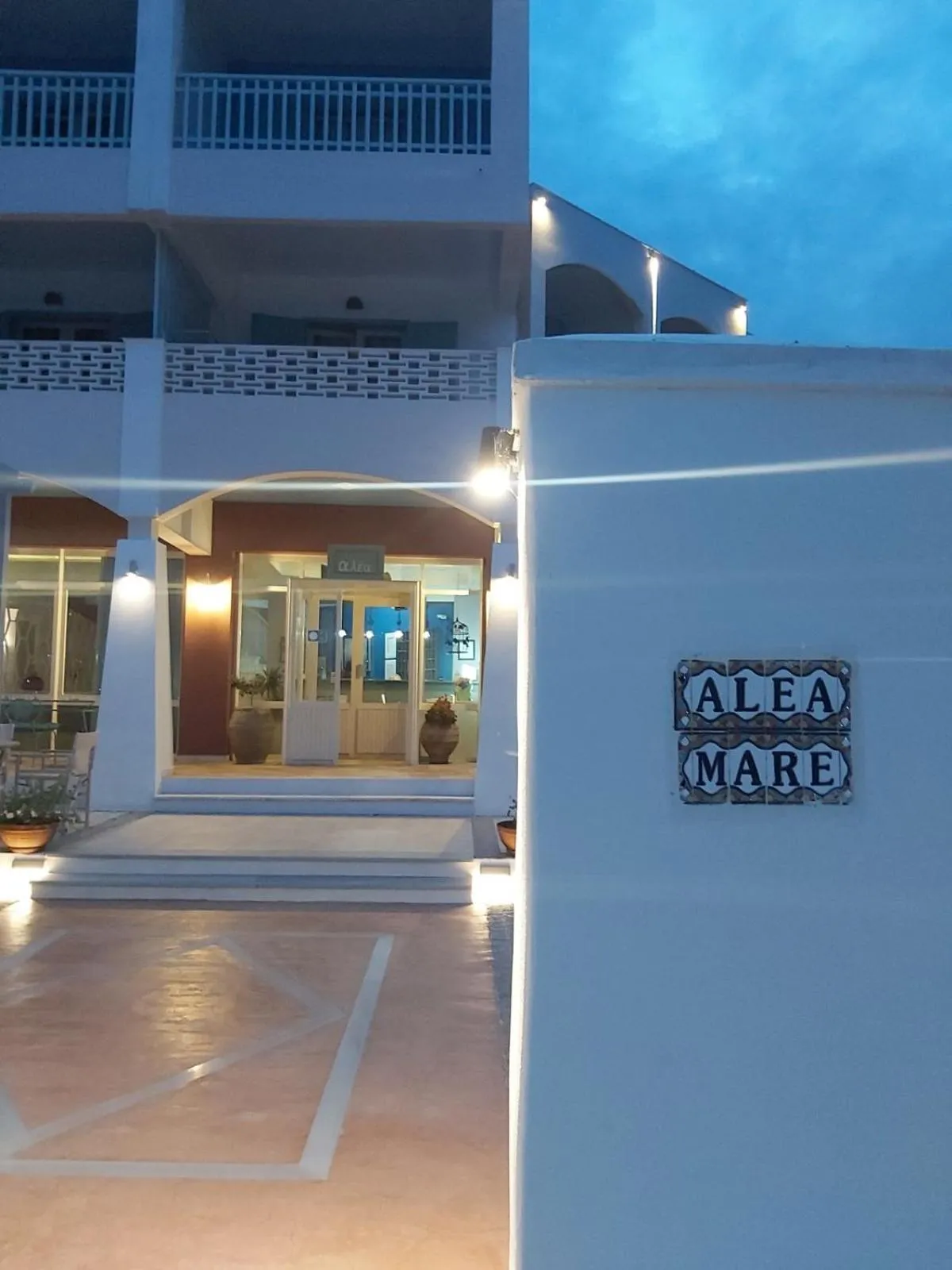 Lobby or reception in Alea Mare Hotel