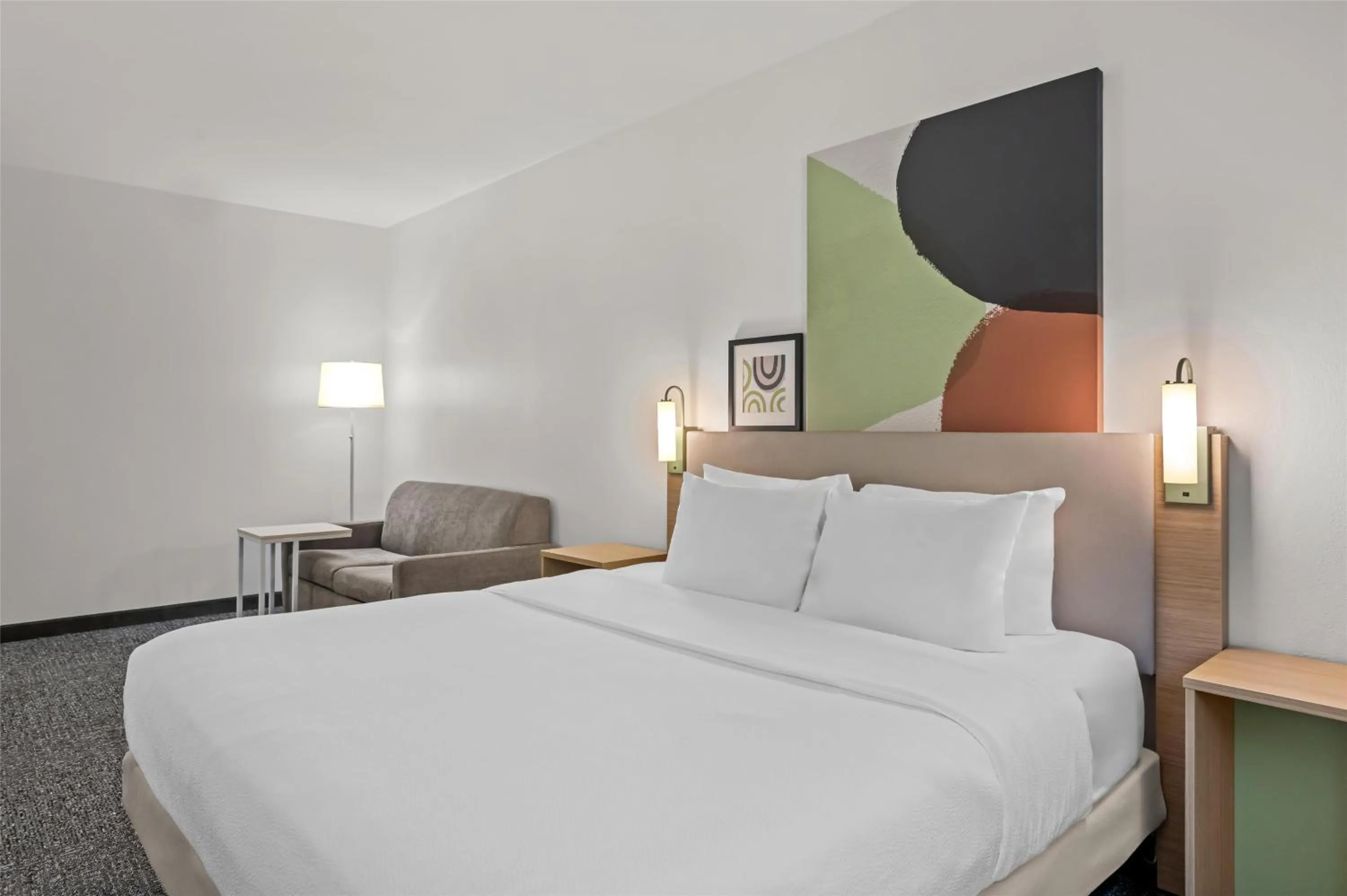 Living room, Bed in Spark by Hilton Bluffton Hilton Head Island