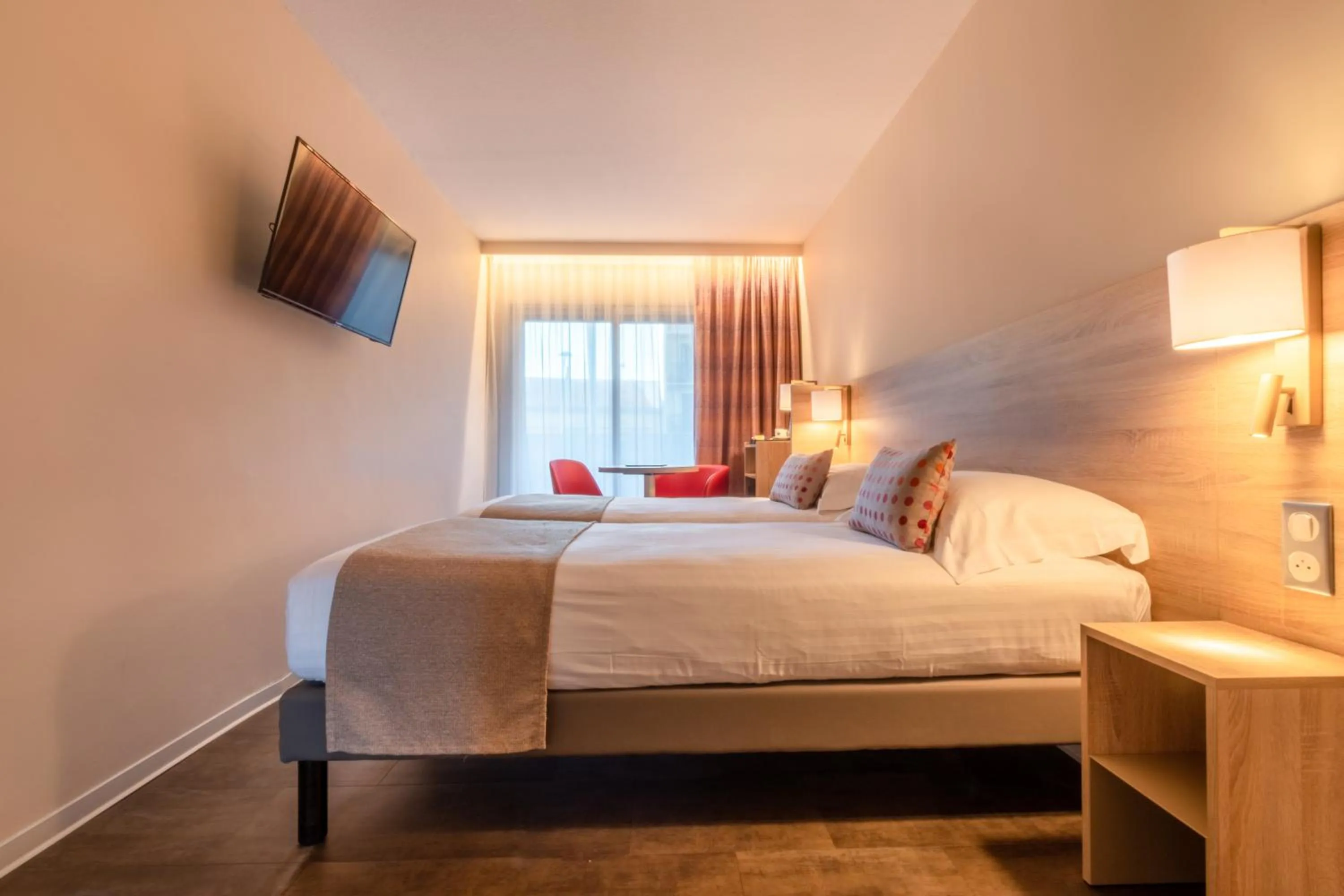 Bed in Hôtel L'Empreinte