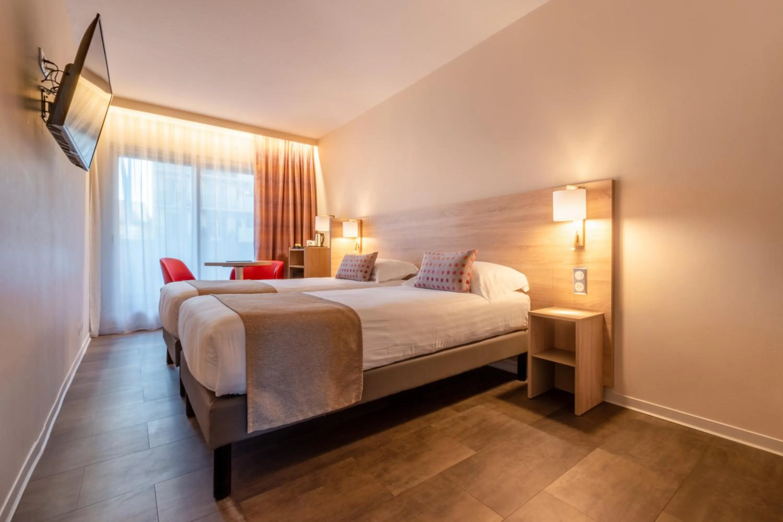 Bed in Hôtel L'Empreinte