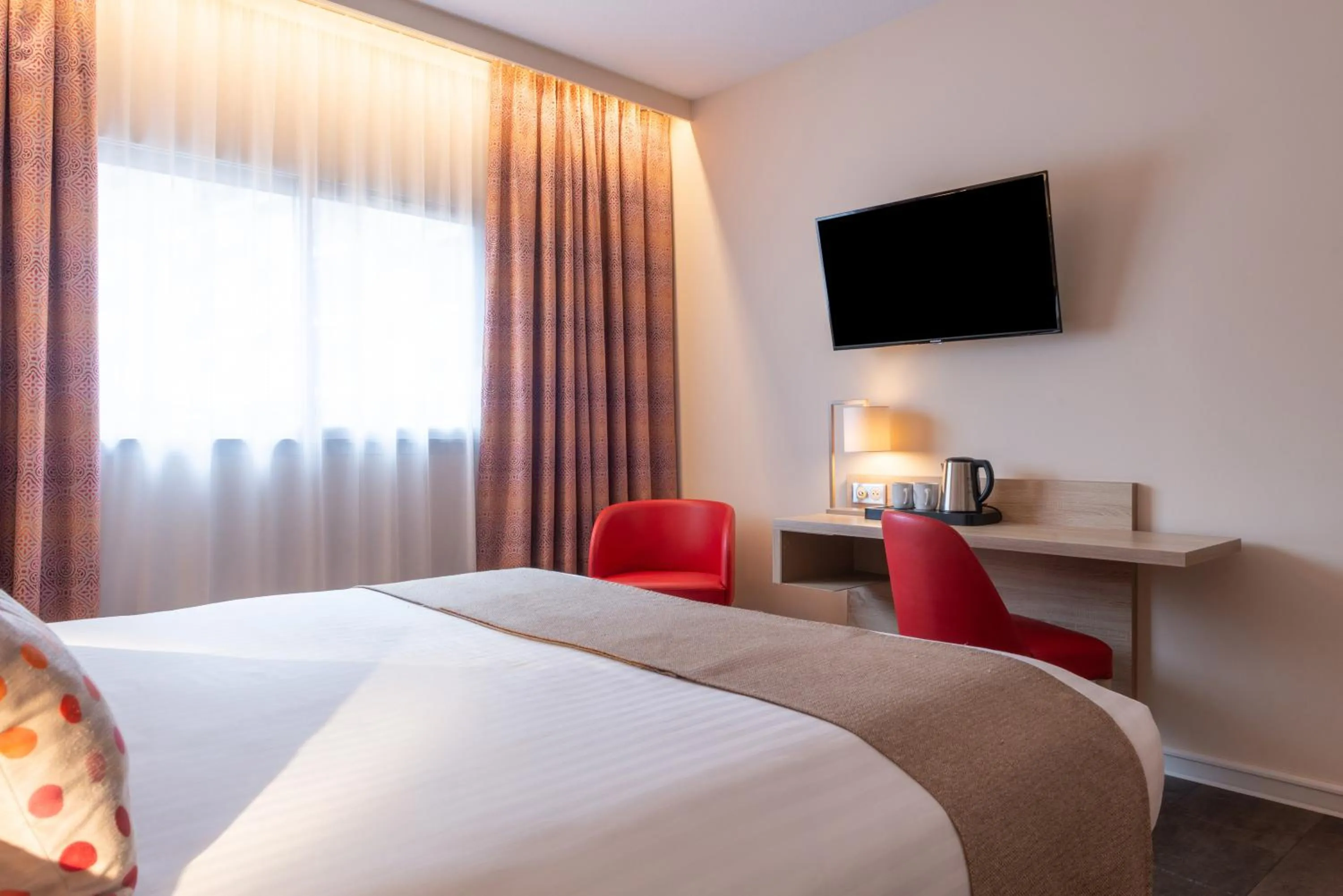 Bed in Hôtel L'Empreinte