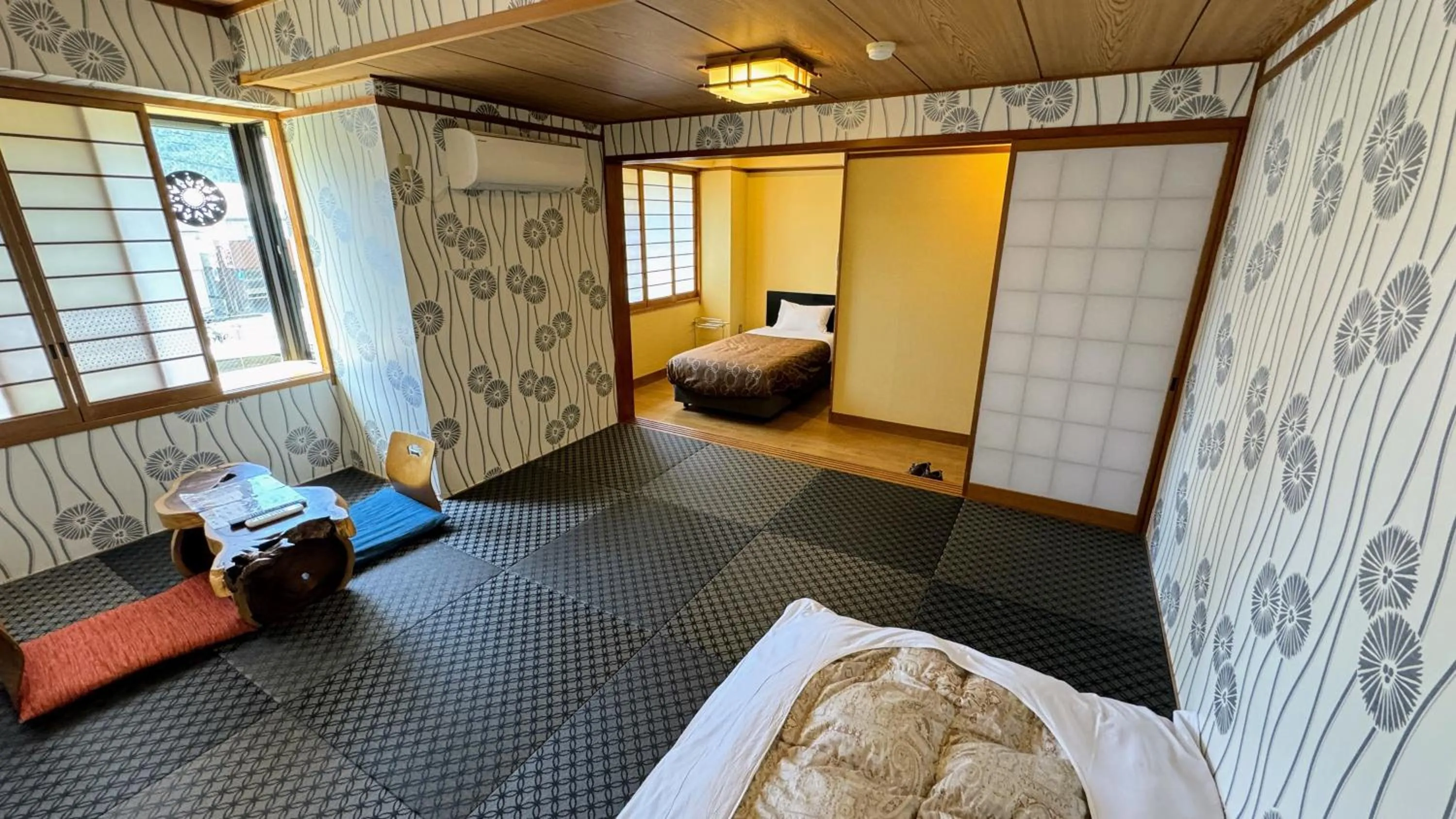 Bedroom, Bed in Yufuin Akarinoyado
