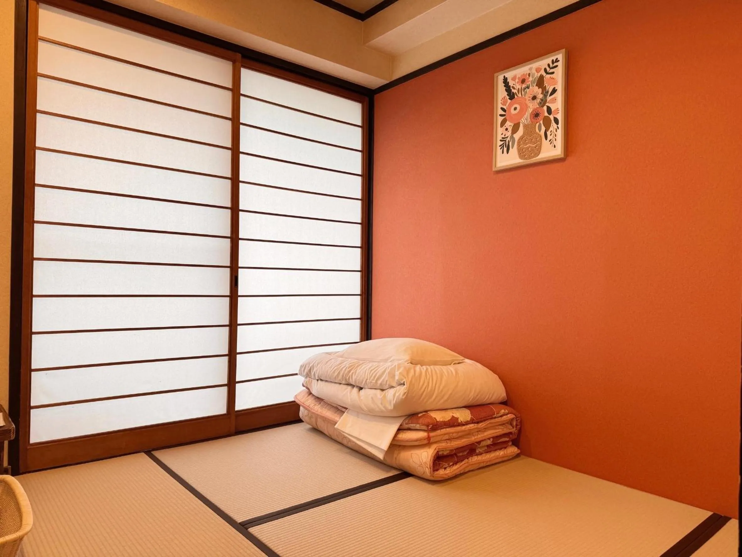 Bedroom in Yufuin Akarinoyado