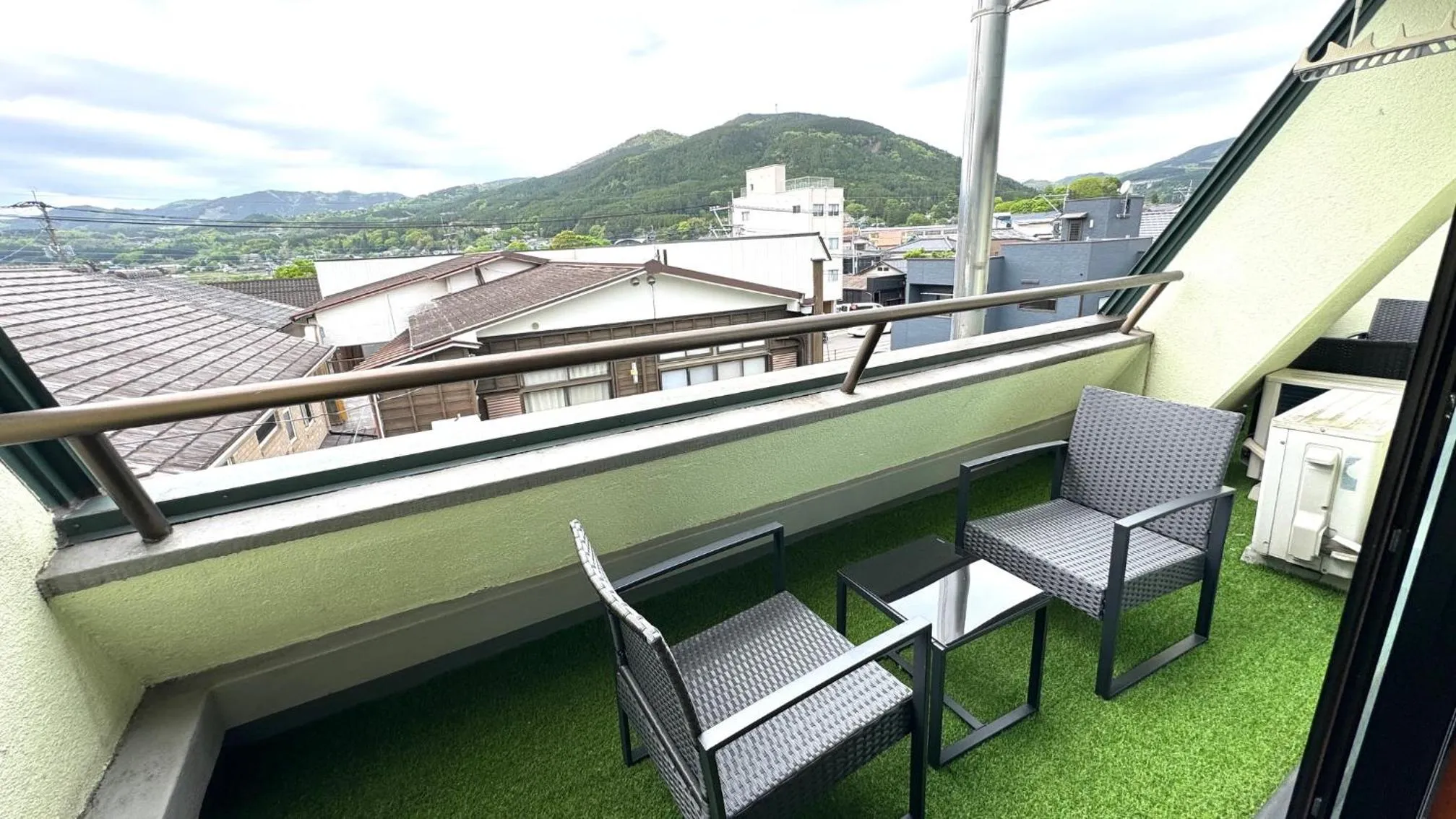 Balcony/Terrace in Yufuin Akarinoyado