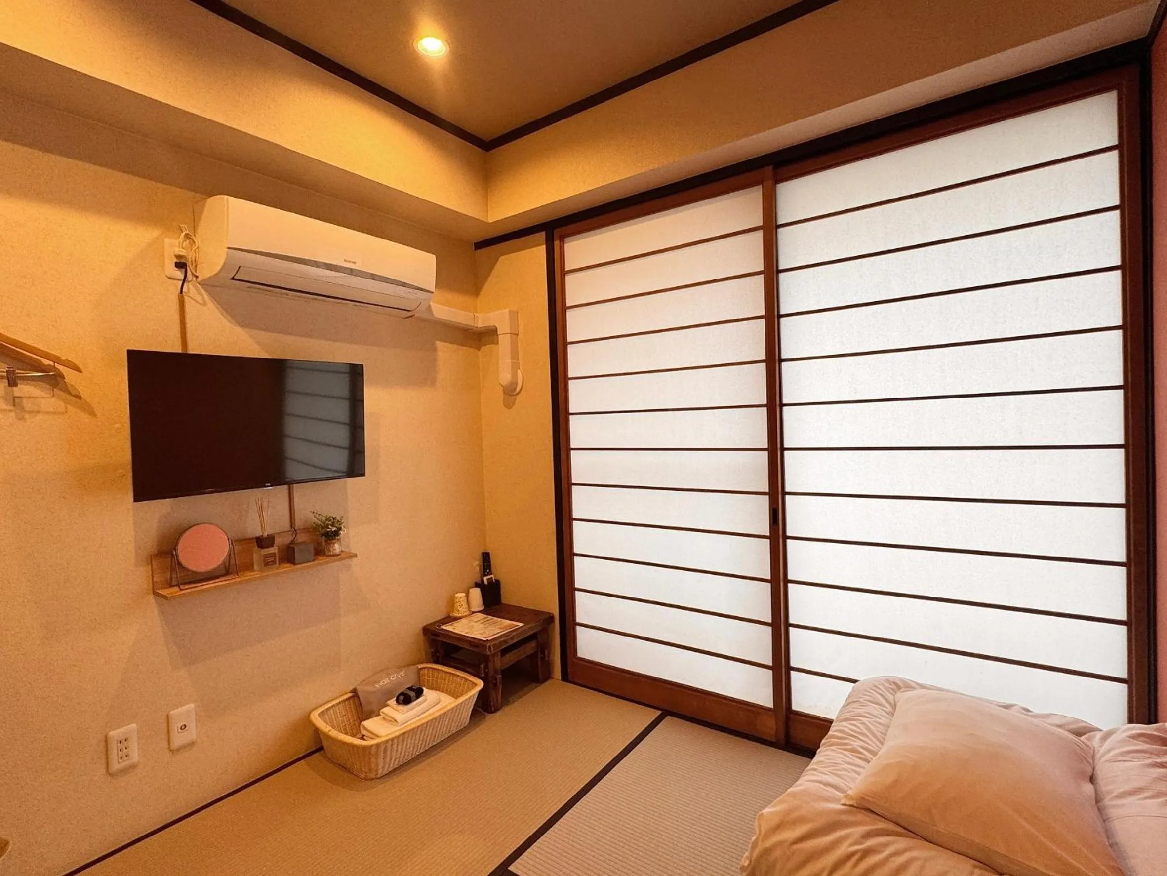 Photo of the whole room, Bed in Yufuin Akarinoyado