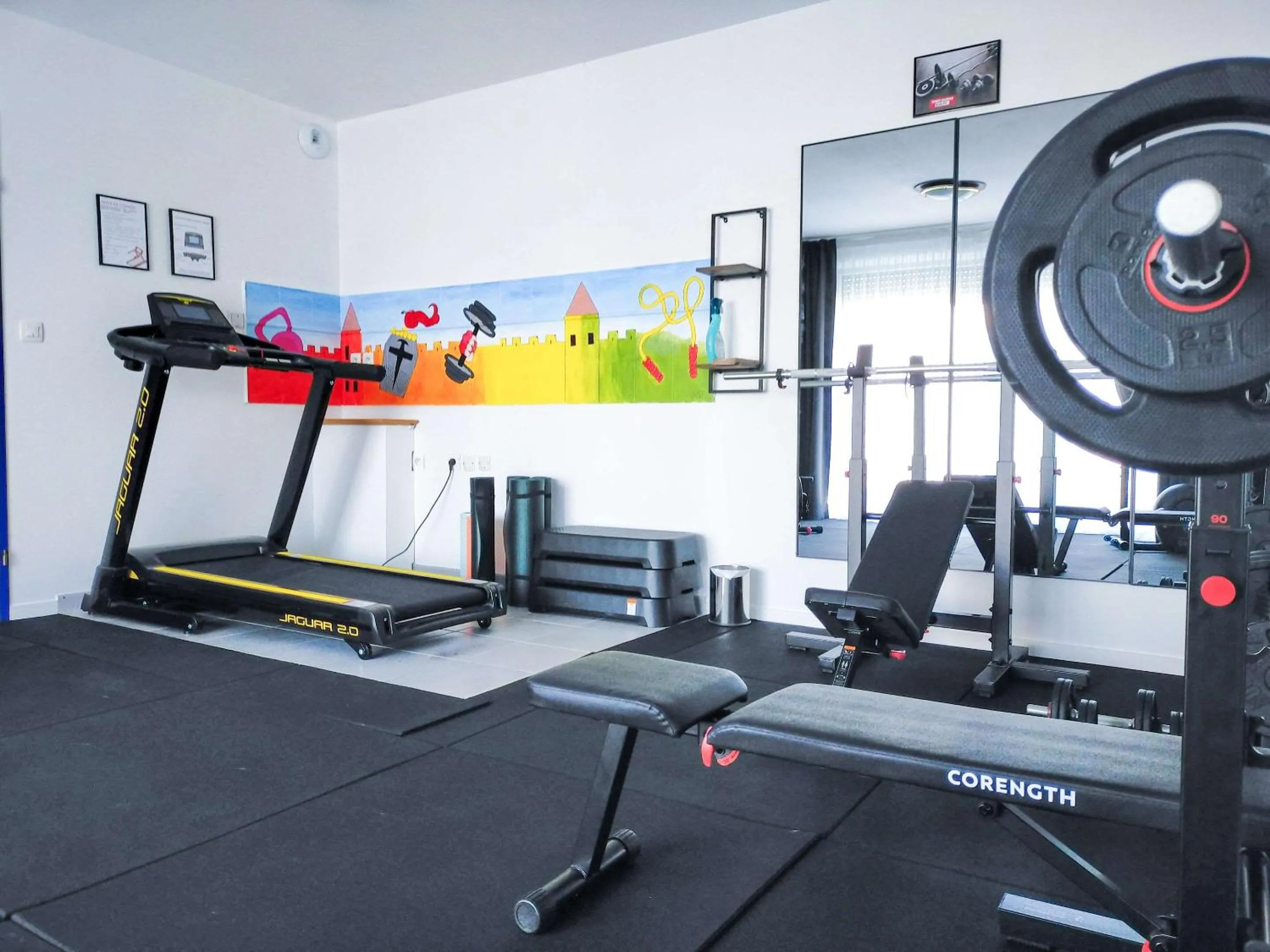 Fitness centre/facilities in Comfort Aparthotel Carcassonne