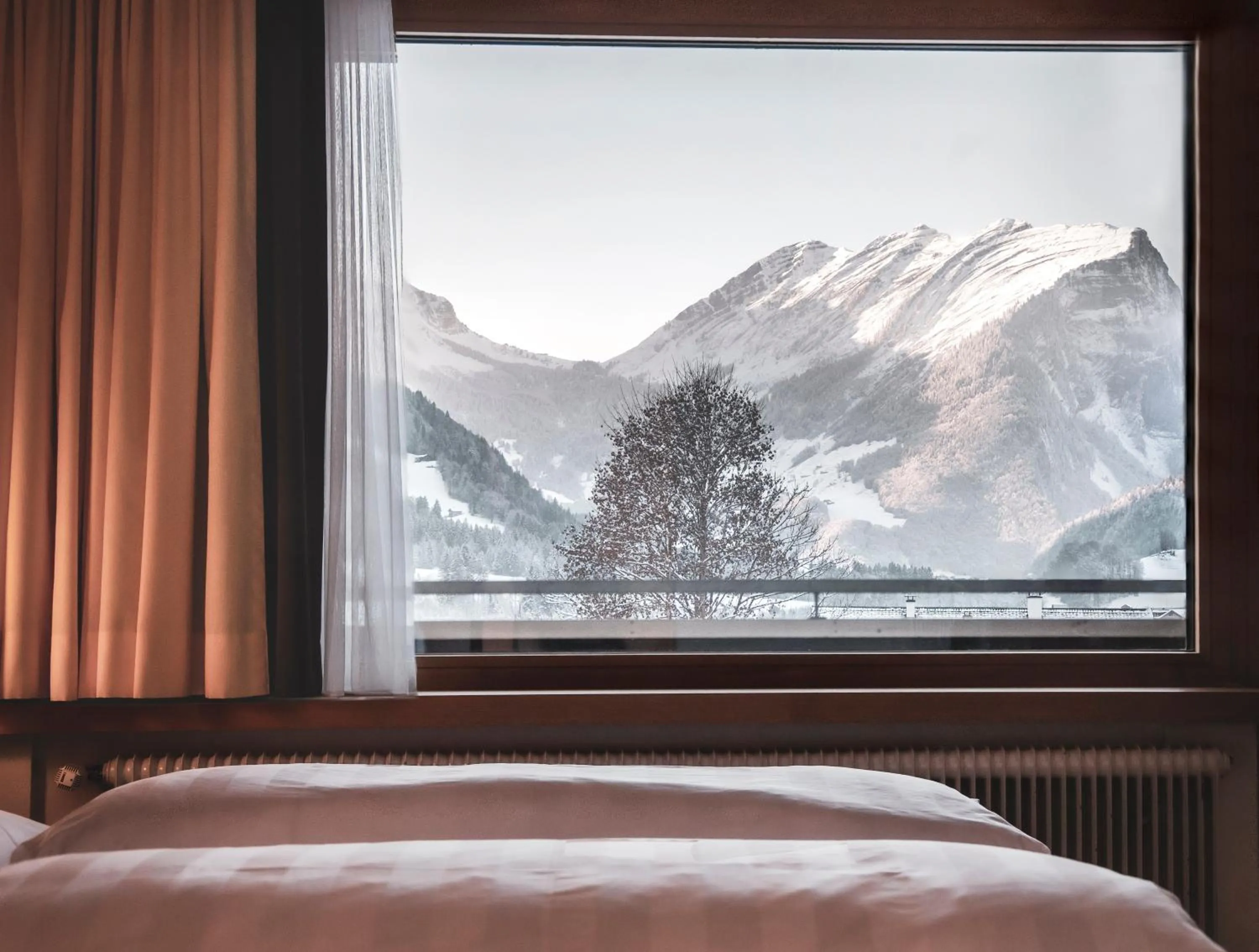 Winter, Bed in BOUTIQUEHOTEL das edelweiss