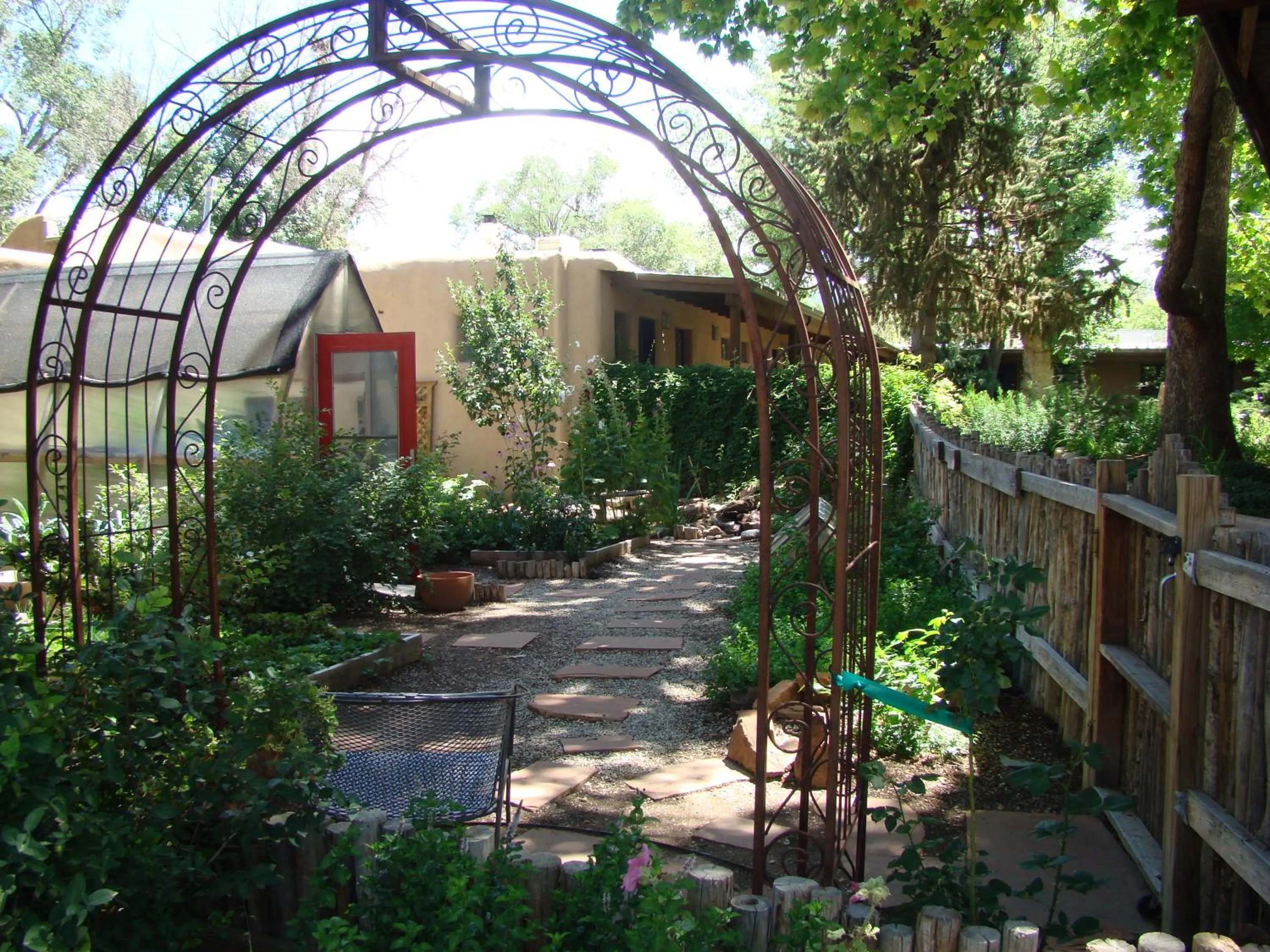 Garden in The Historic Taos Inn