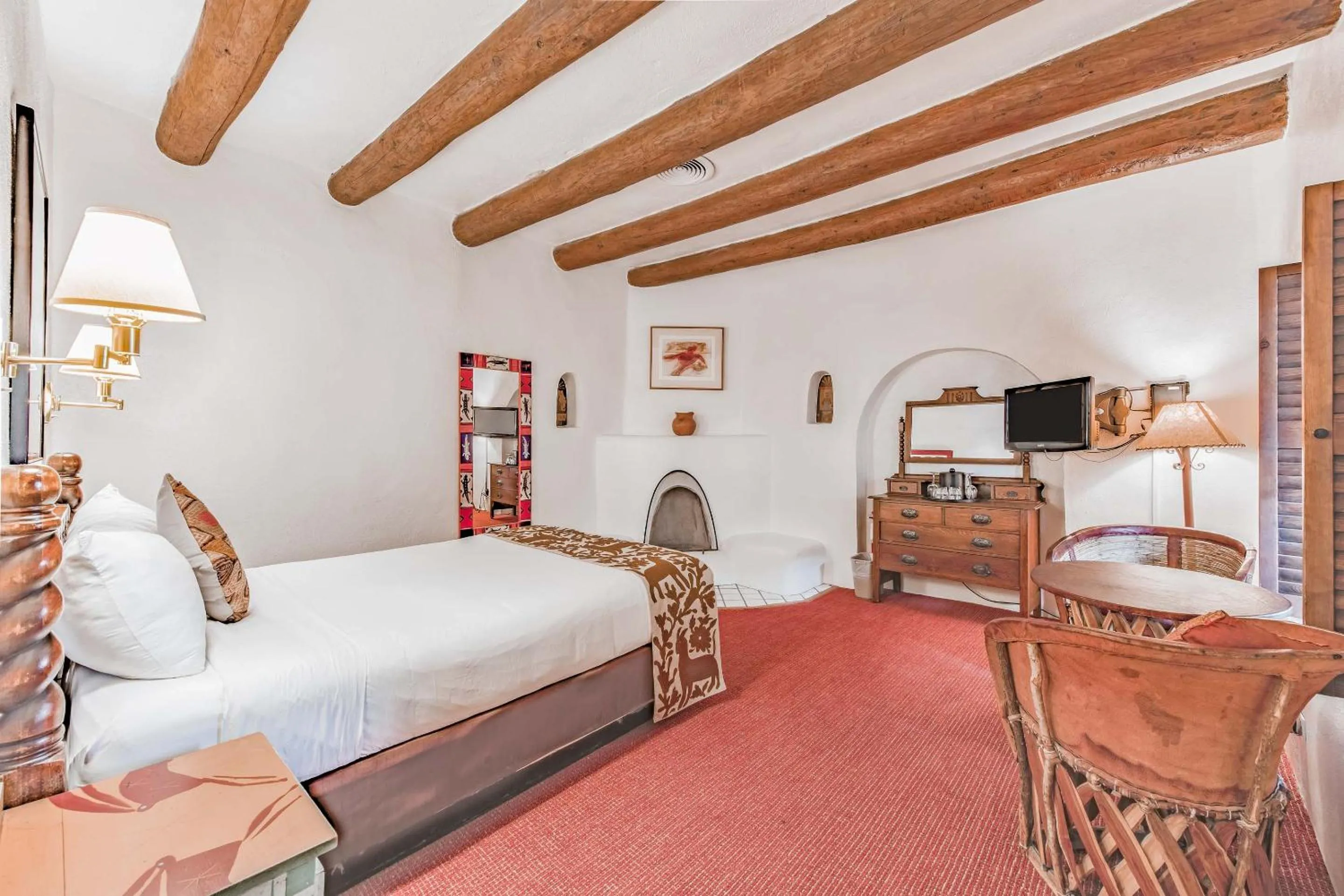 Bed in The Historic Taos Inn