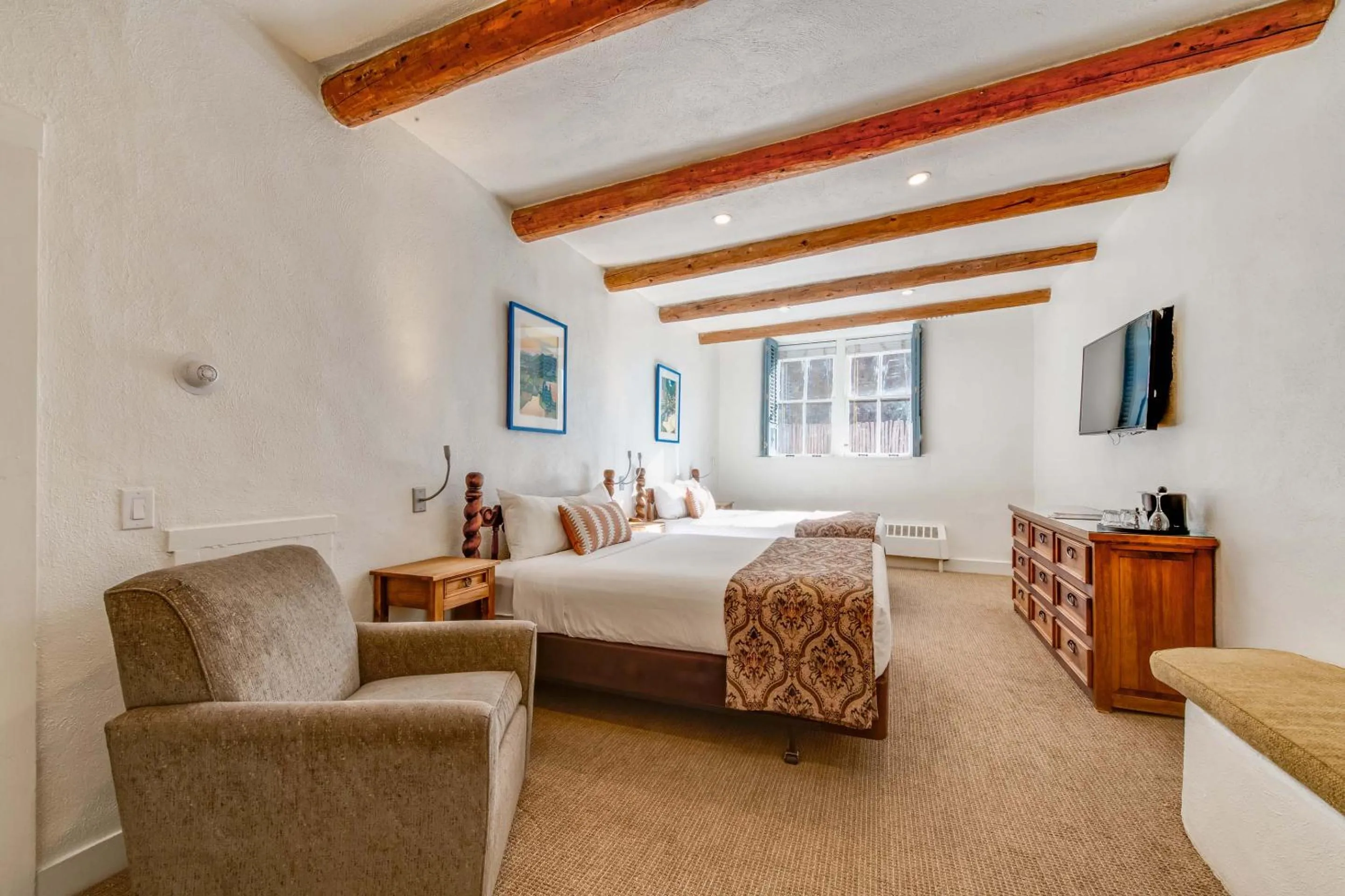 Bed in The Historic Taos Inn