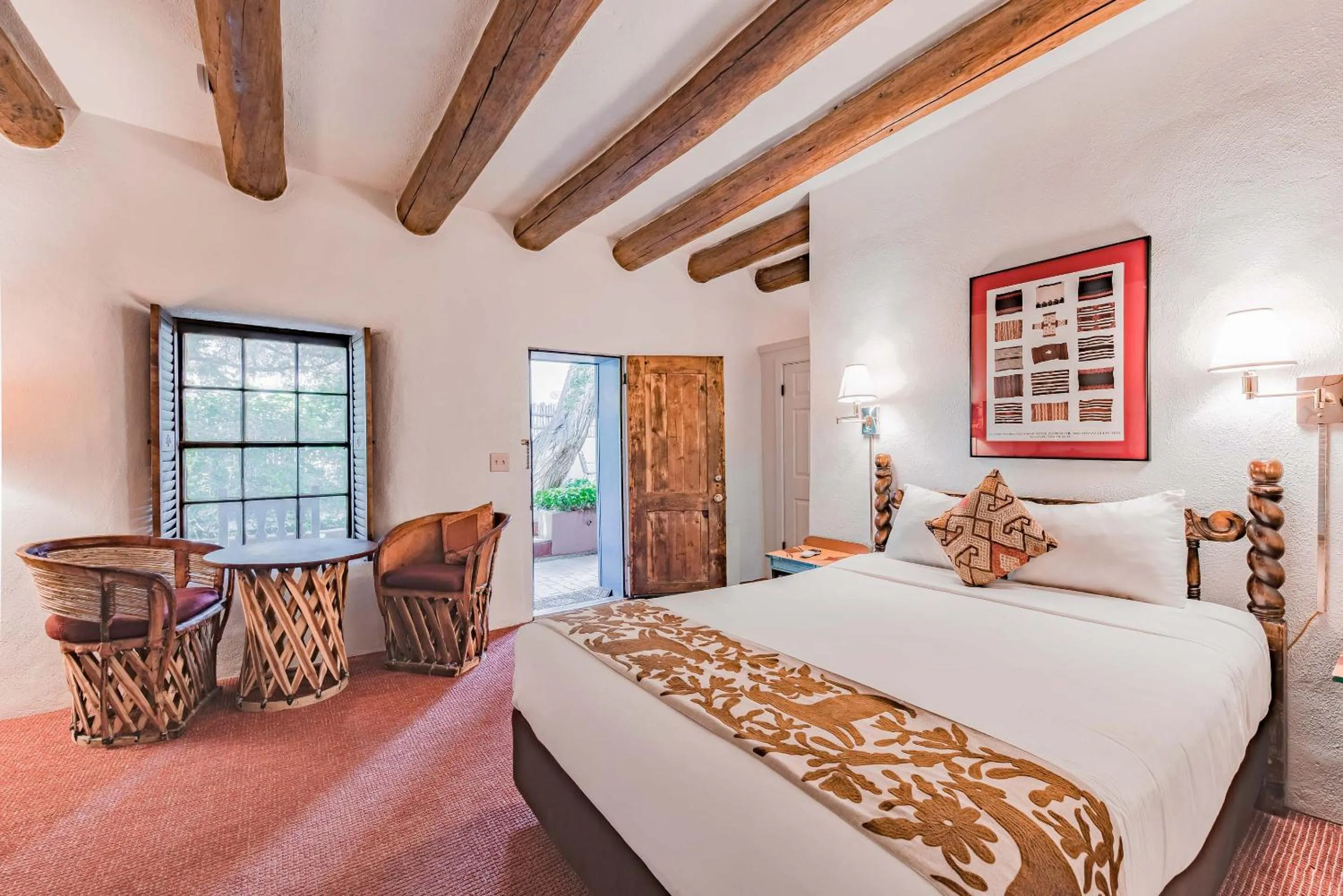 Photo of the whole room, Bed in The Historic Taos Inn