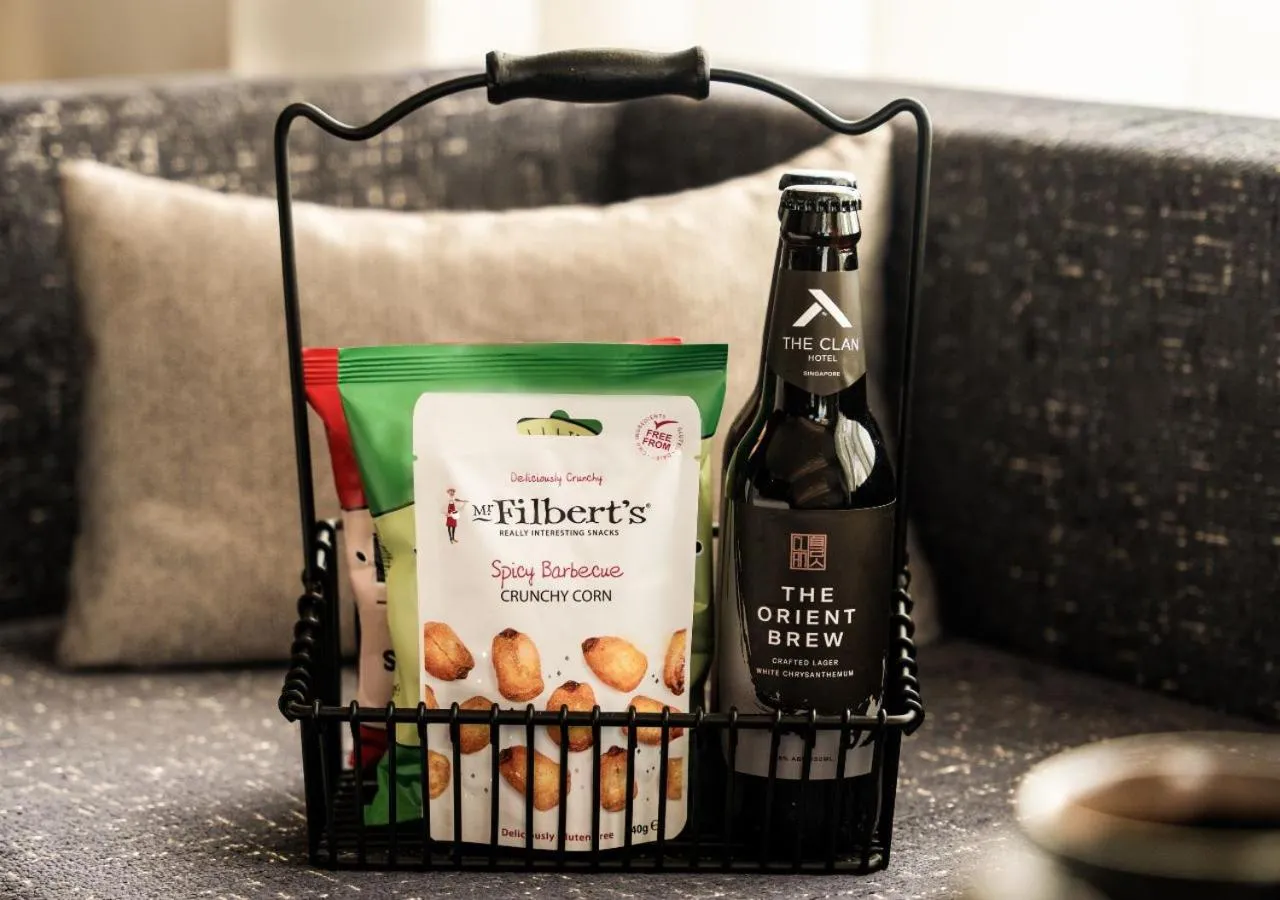 minibar in The Clan Hotel Singapore by Far East Hospitality