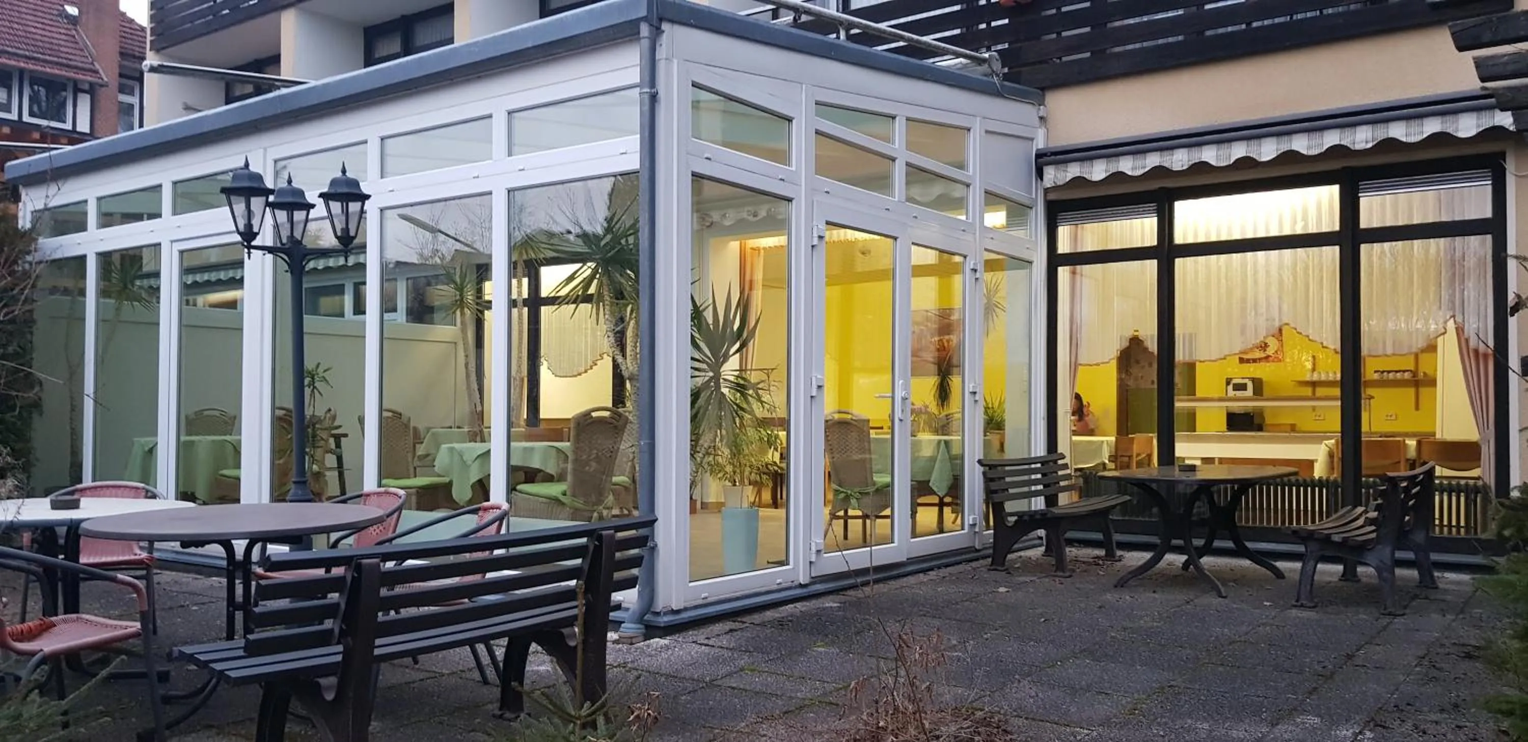 Property building in Panorama Hotel Pension Frohnau