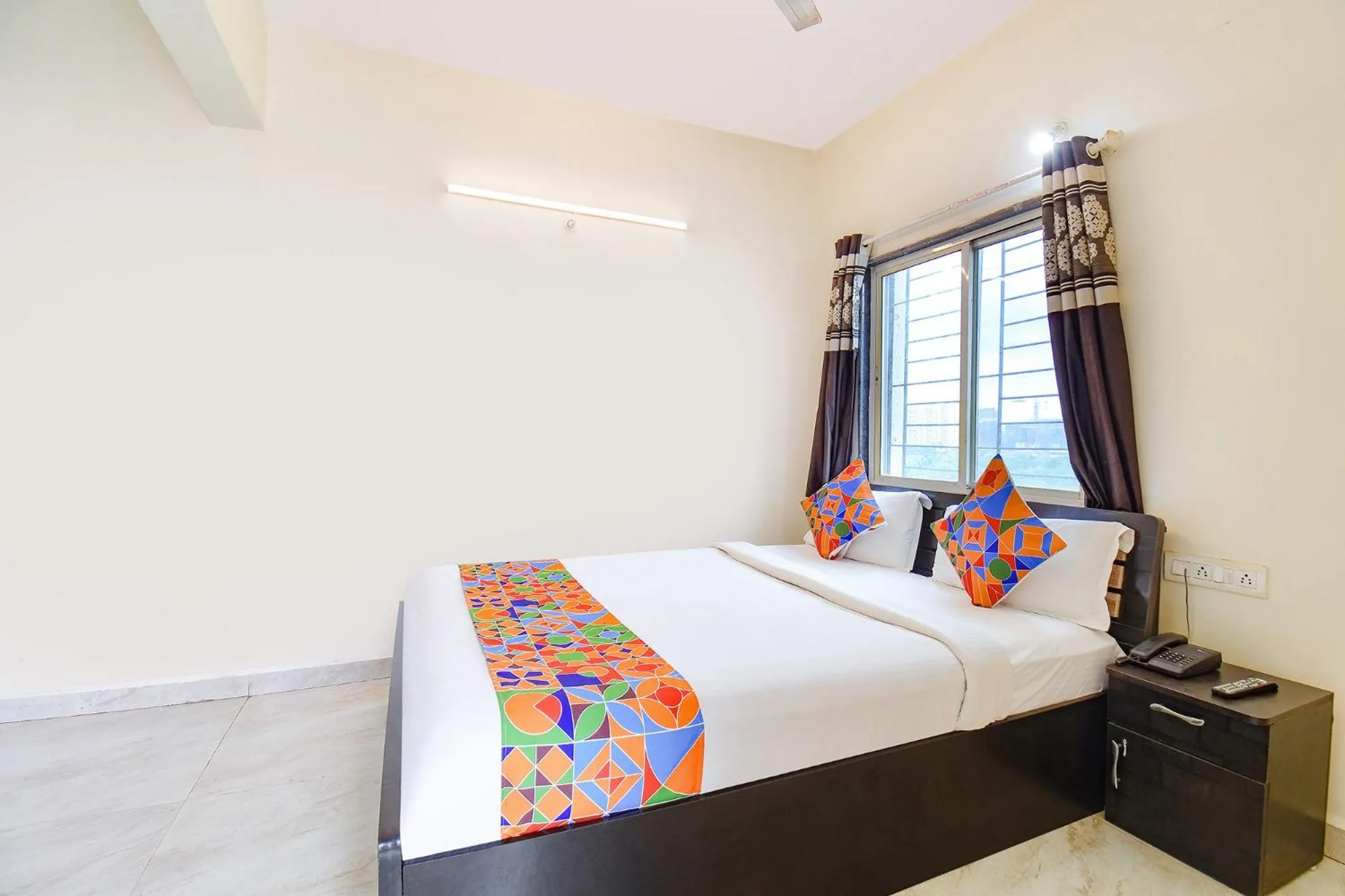 Photo of the whole room, Bed in Via Shivsai Palace - Nr Shree Krishna Temple