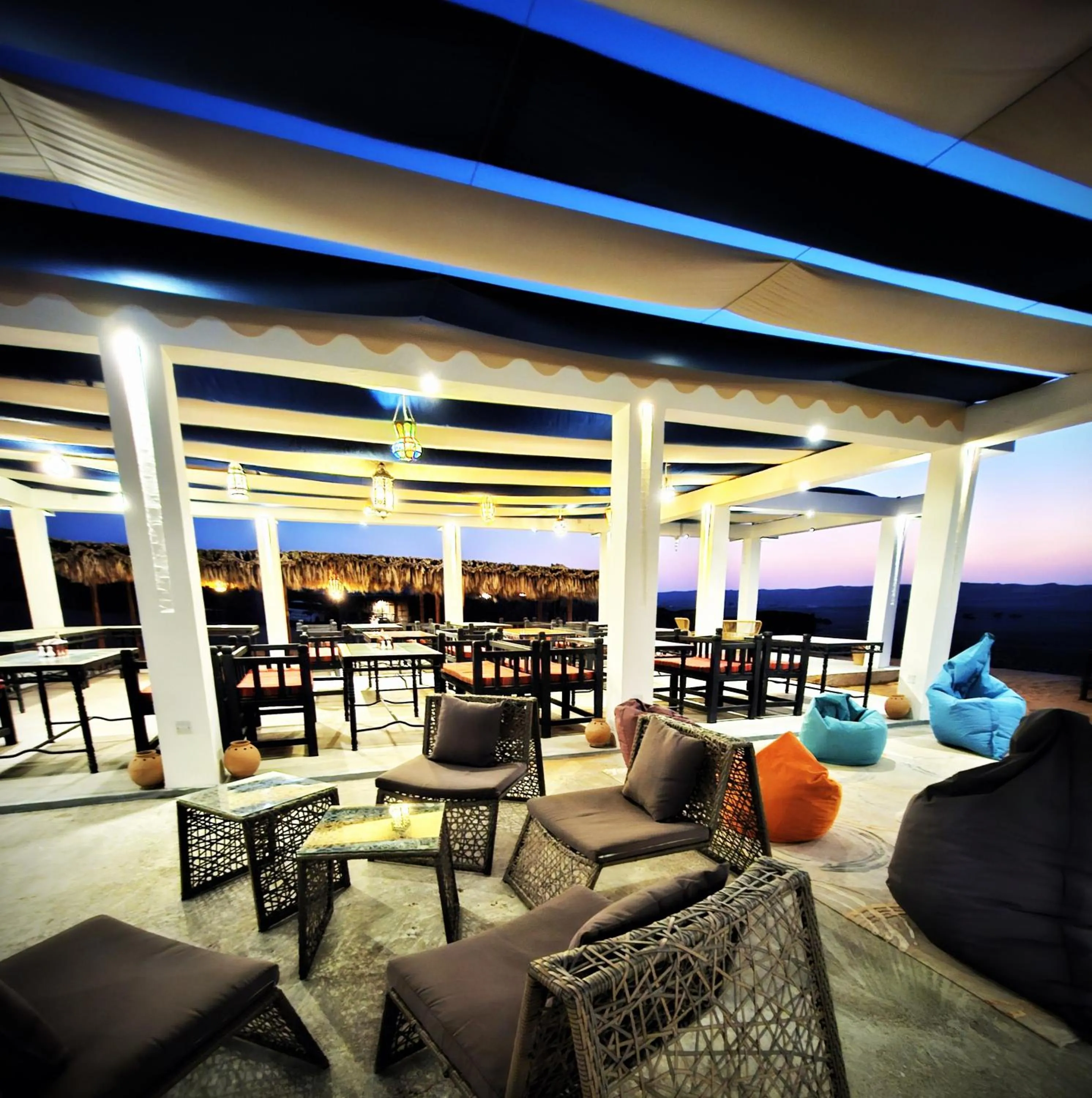 Dining area in SAMA Al Areesh Desert Camp
