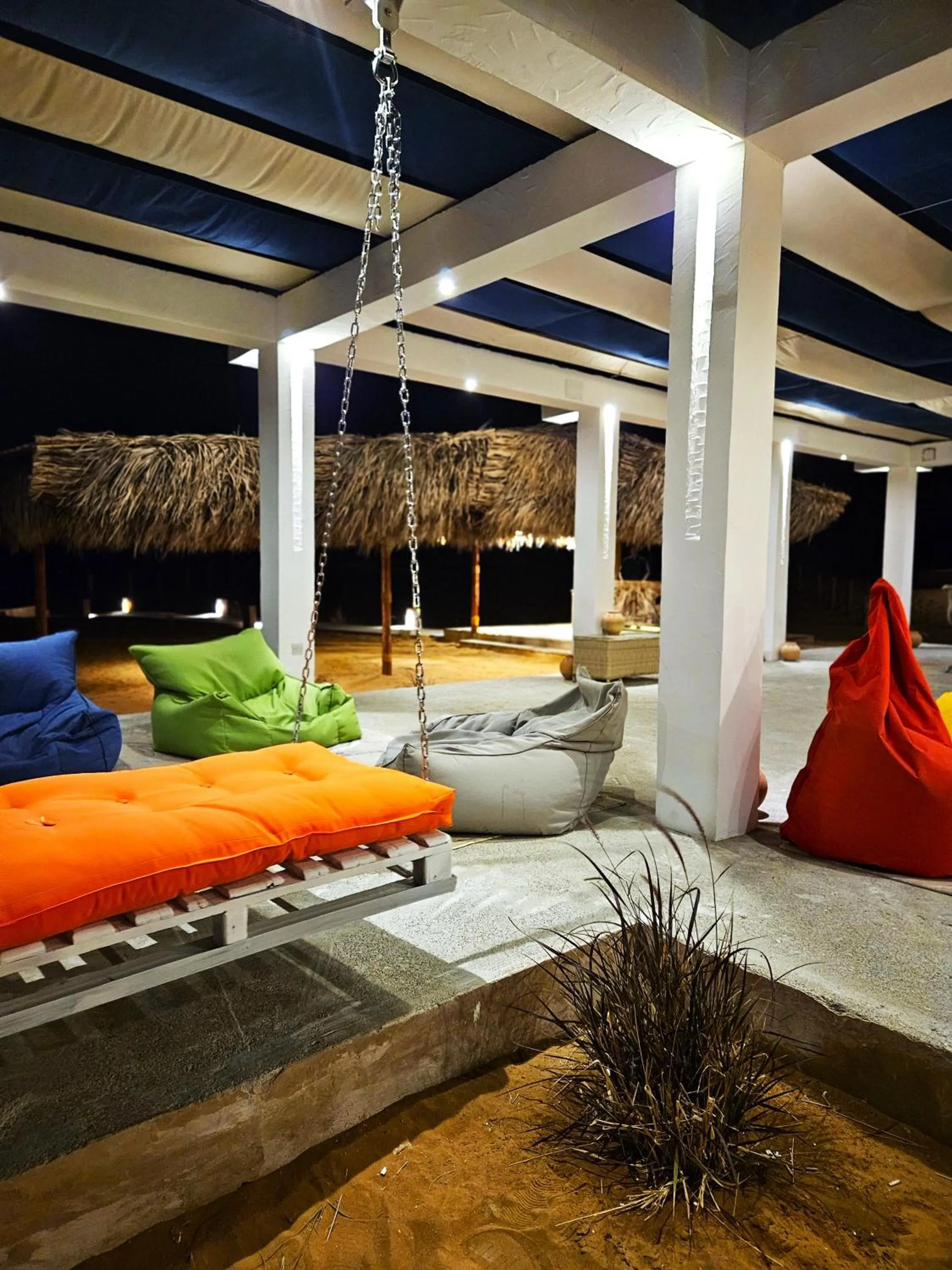 Seating area in SAMA Al Areesh Desert Camp