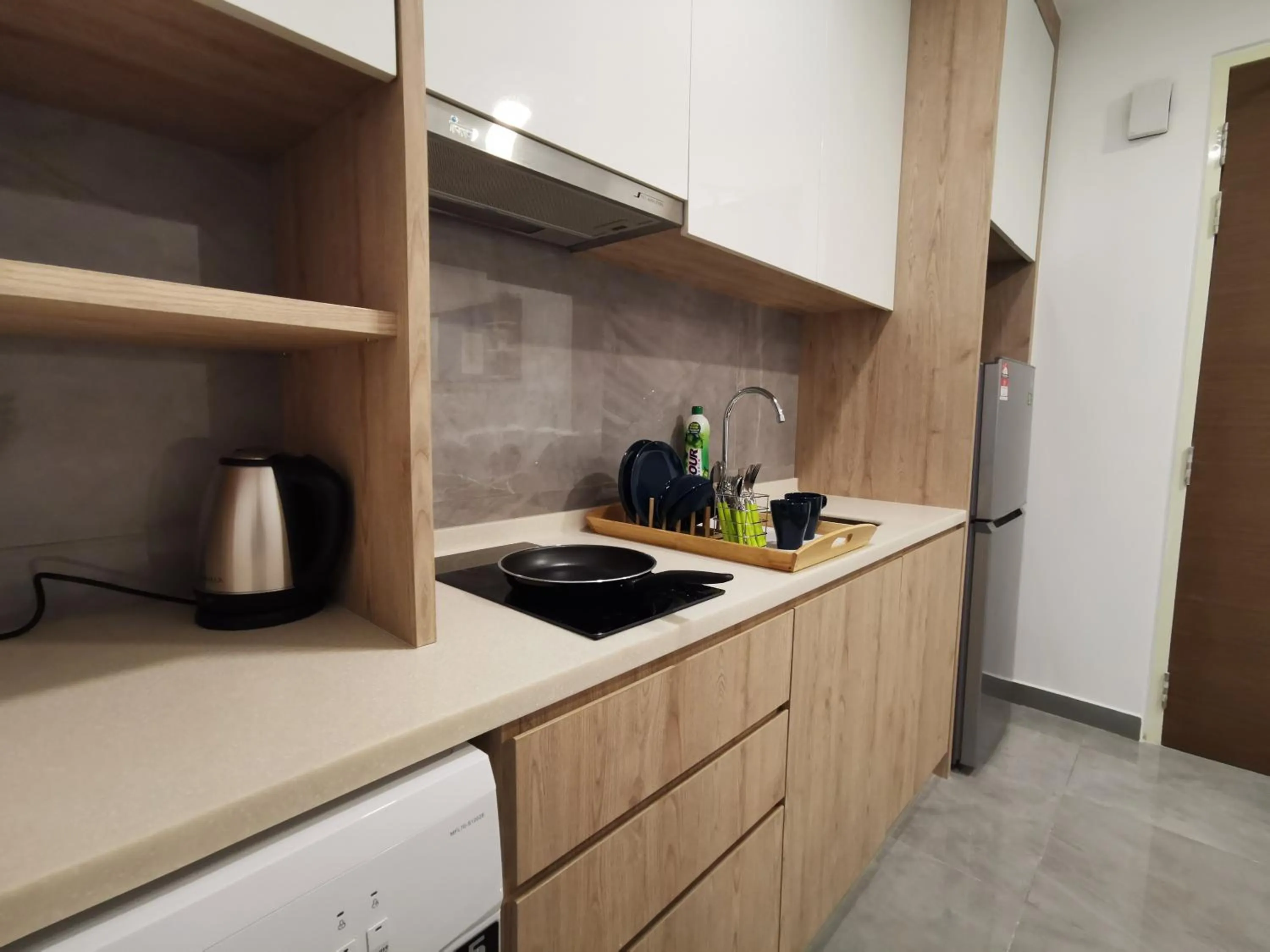 Kitchen or kitchenette in Thermospace Imperio A-17-19 Melaka City