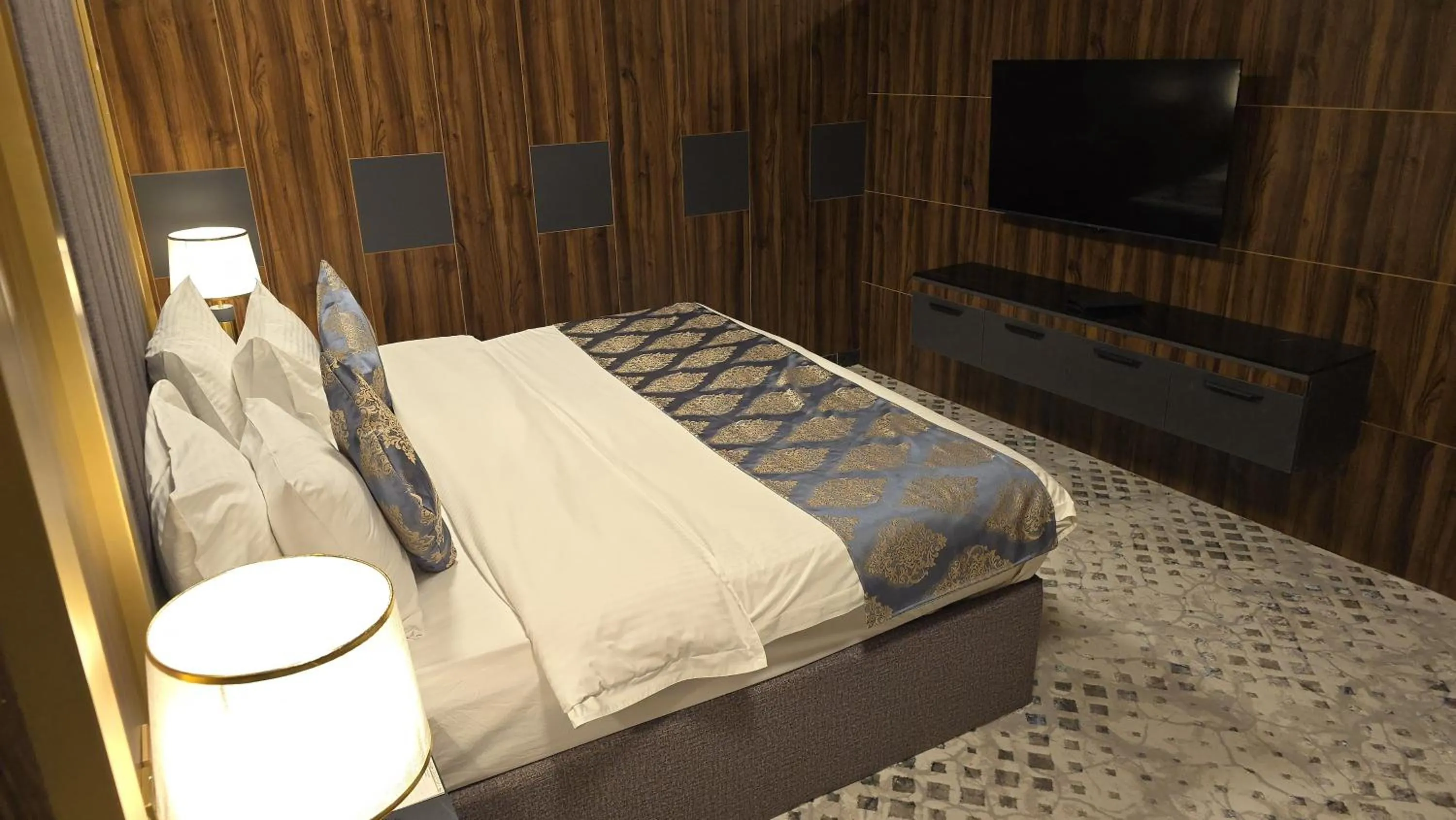 Bed in Coral Palace Hotel