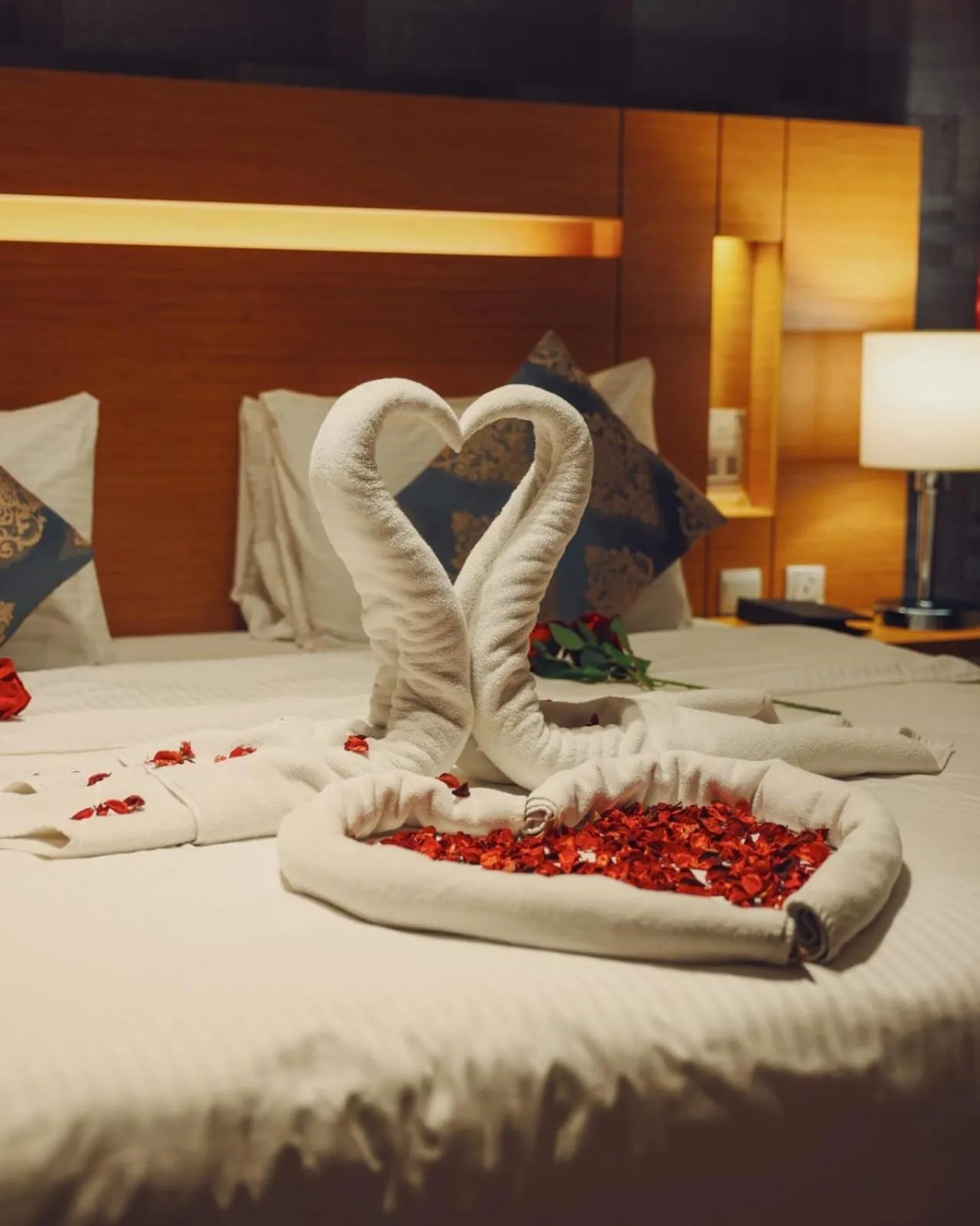 Bed in Coral Palace Hotel