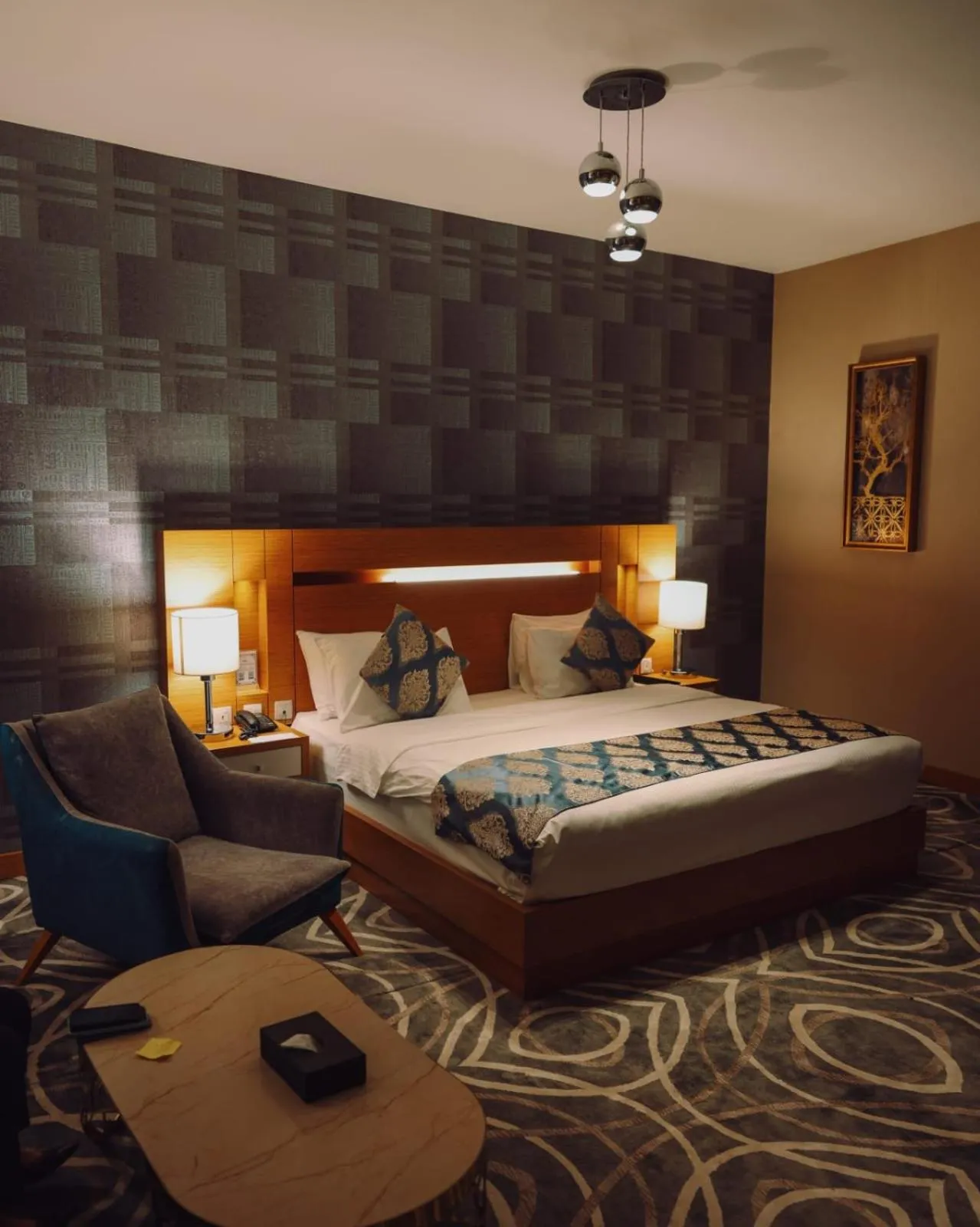 Bed in Coral Palace Hotel