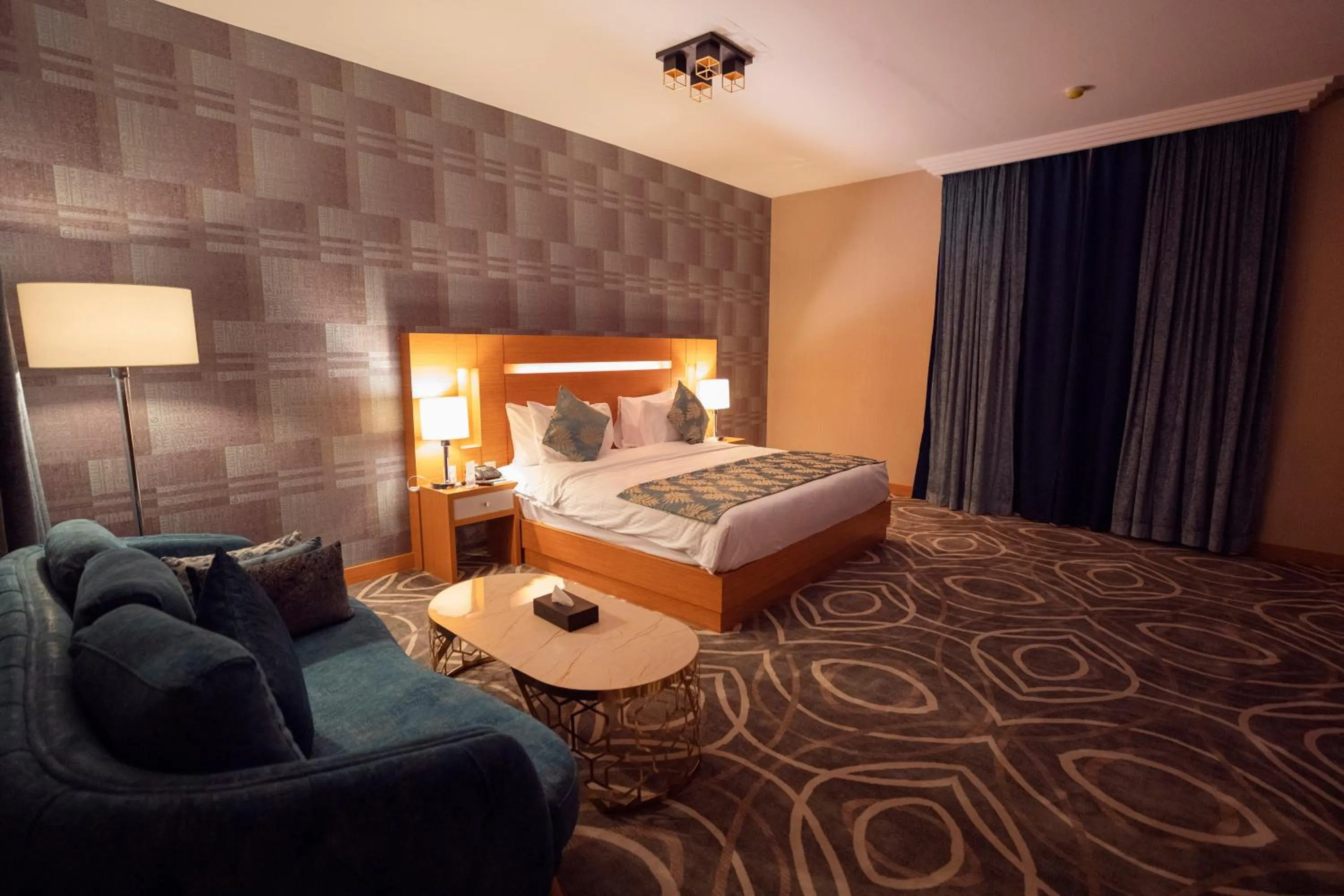 Bed in Coral Palace Hotel