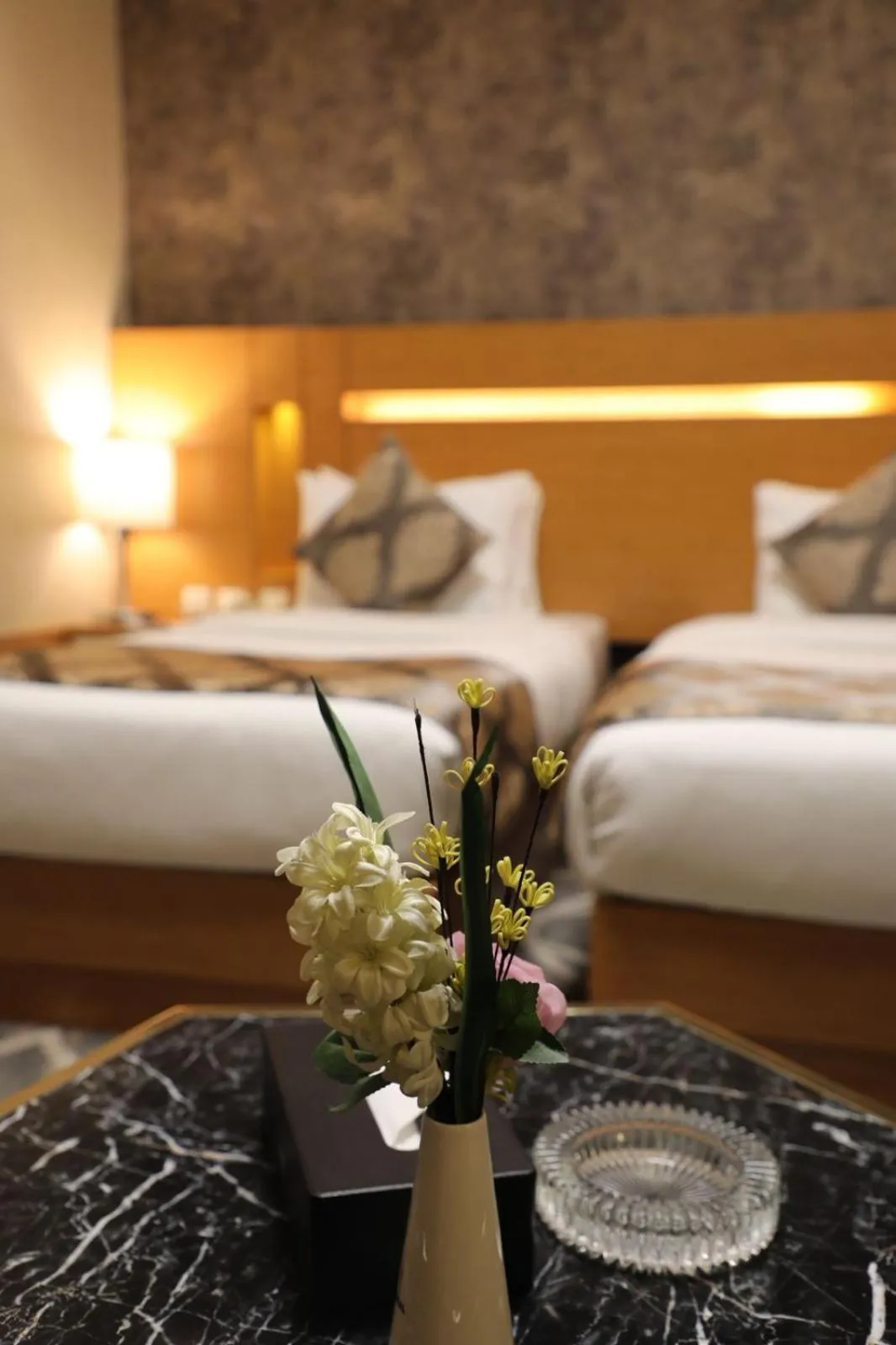 Bed in Coral Palace Hotel