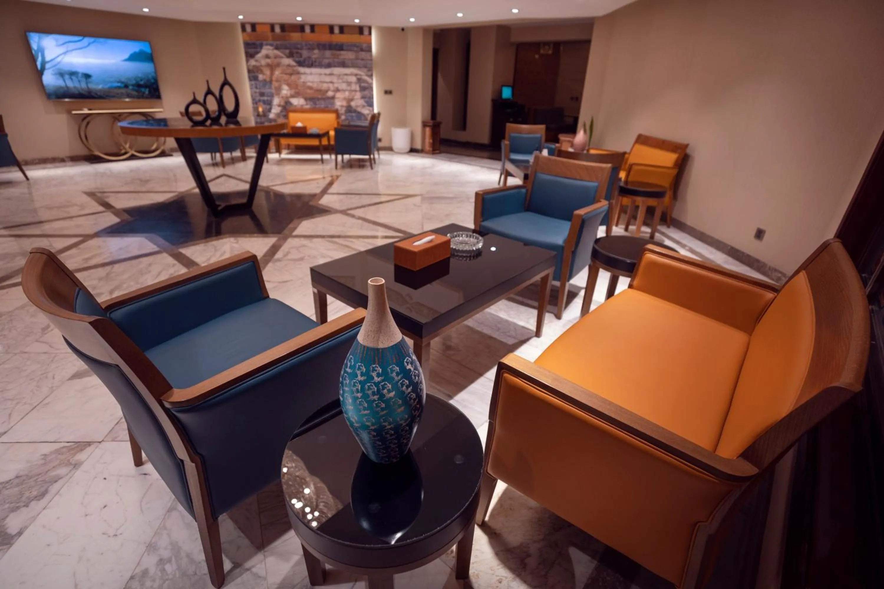 Seating area in Coral Palace Hotel