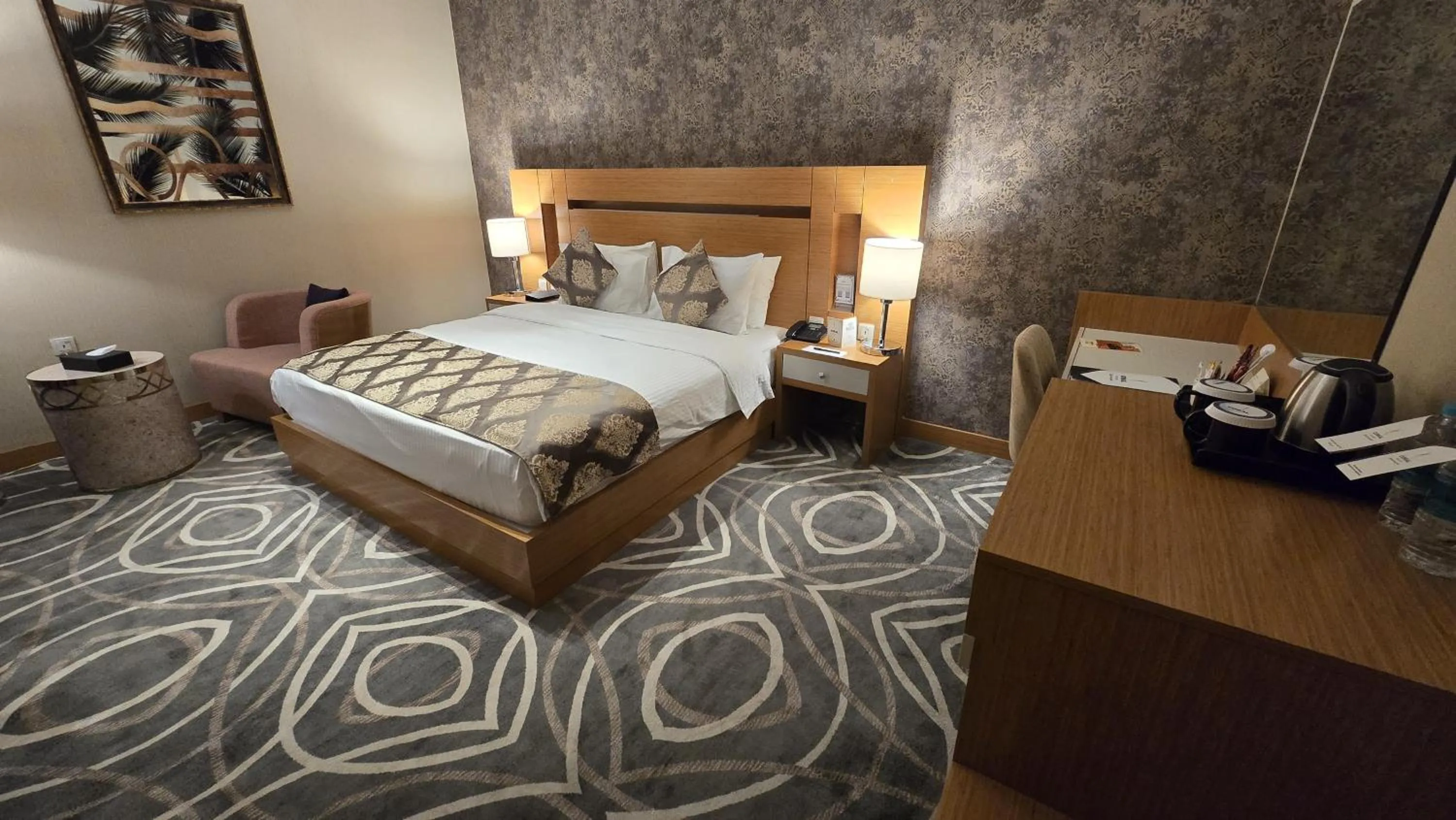 Bed in Coral Palace Hotel