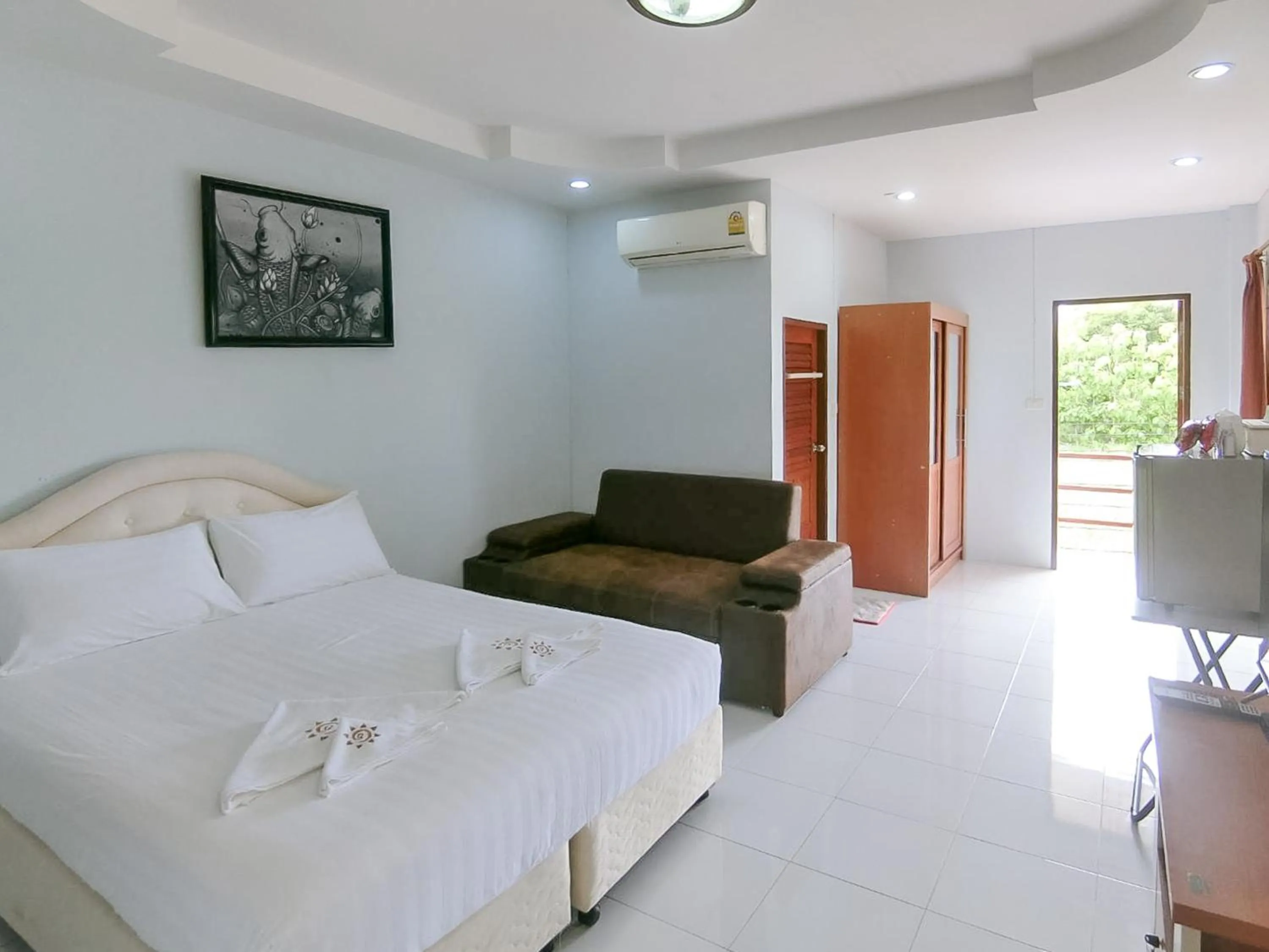 Bed in AURA Park Resort