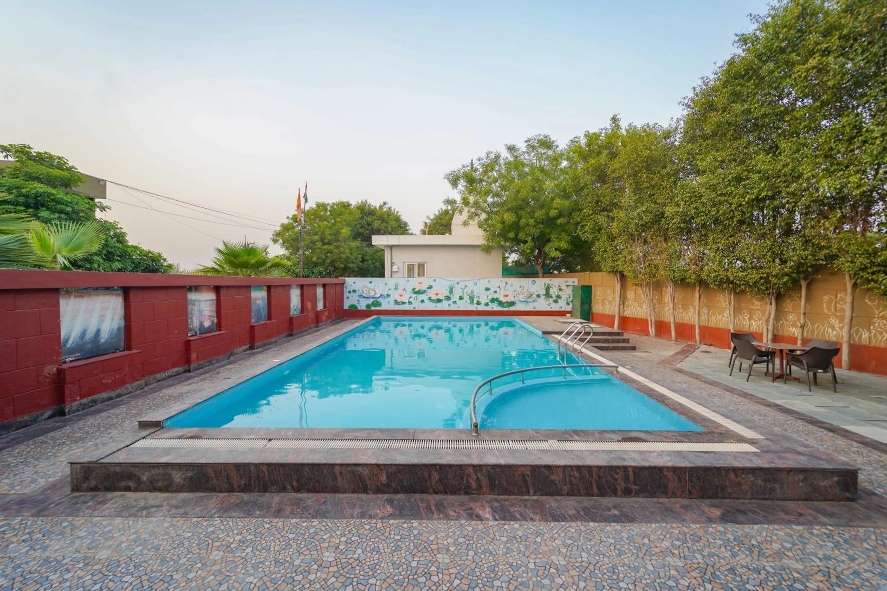 Swimming pool in Vrinda Anandam Resort