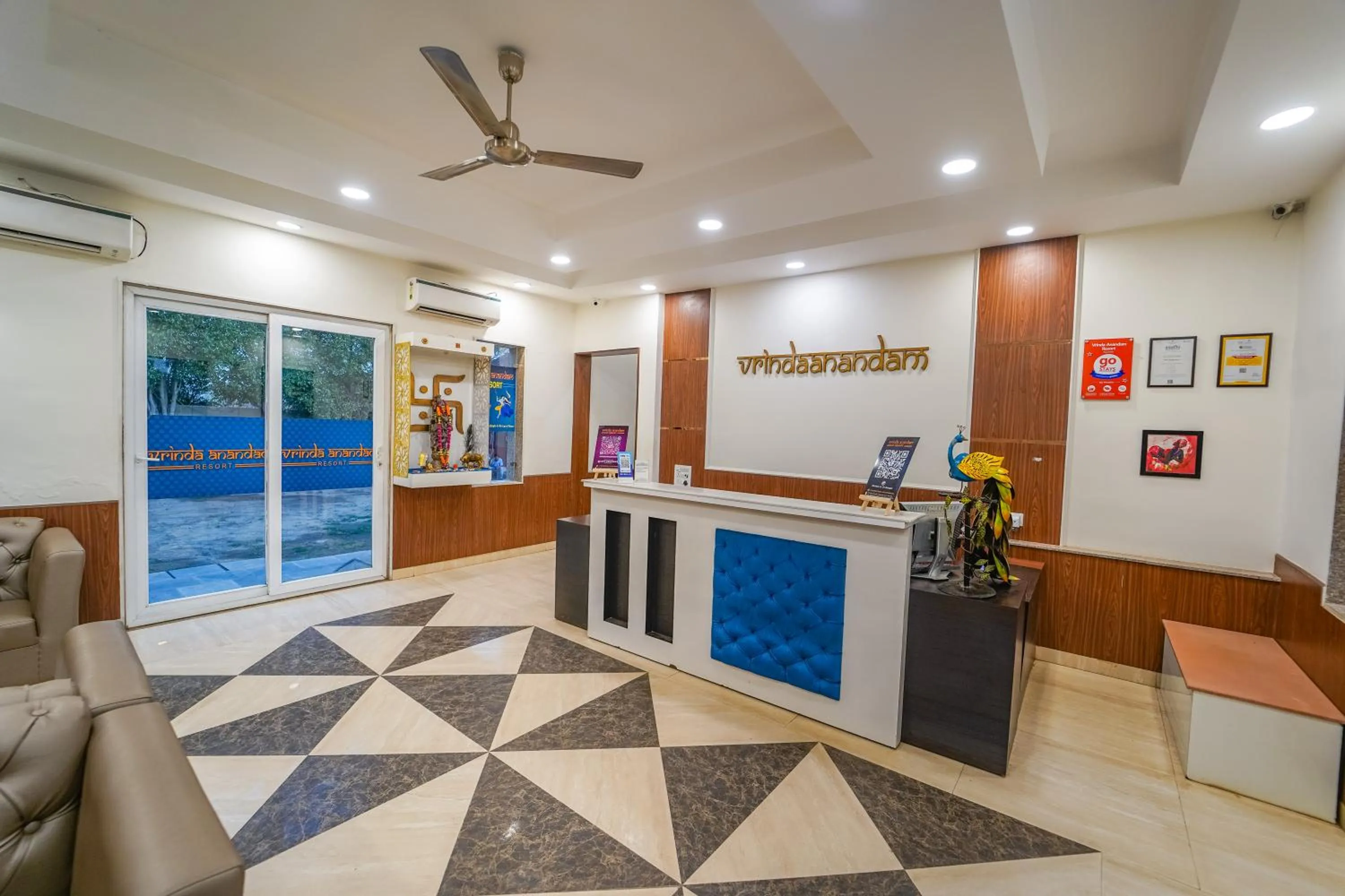 Lobby or reception in Vrinda Anandam Resort
