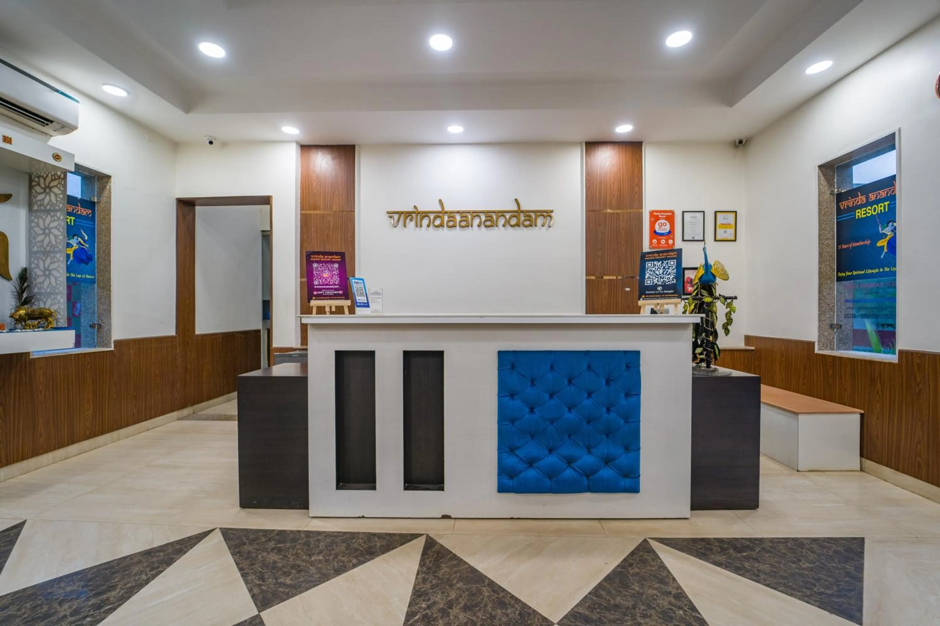 Lobby or reception in Vrinda Anandam Resort