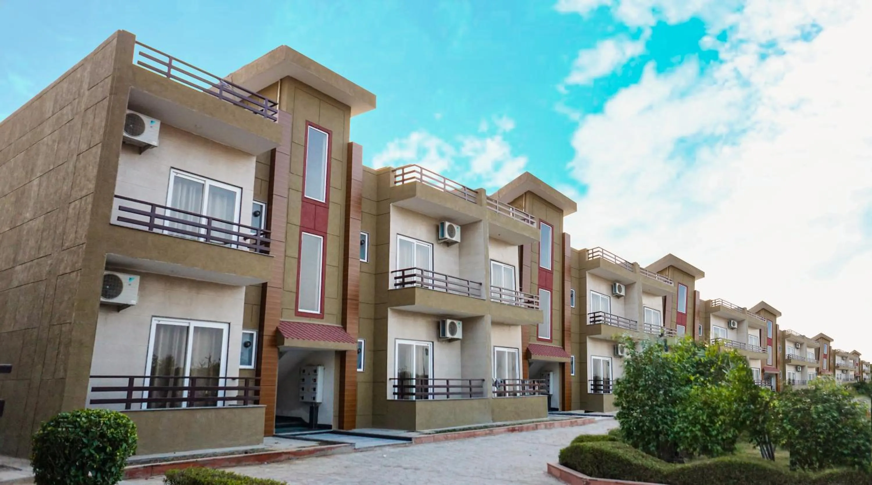 Property building in Vrinda Anandam Resort