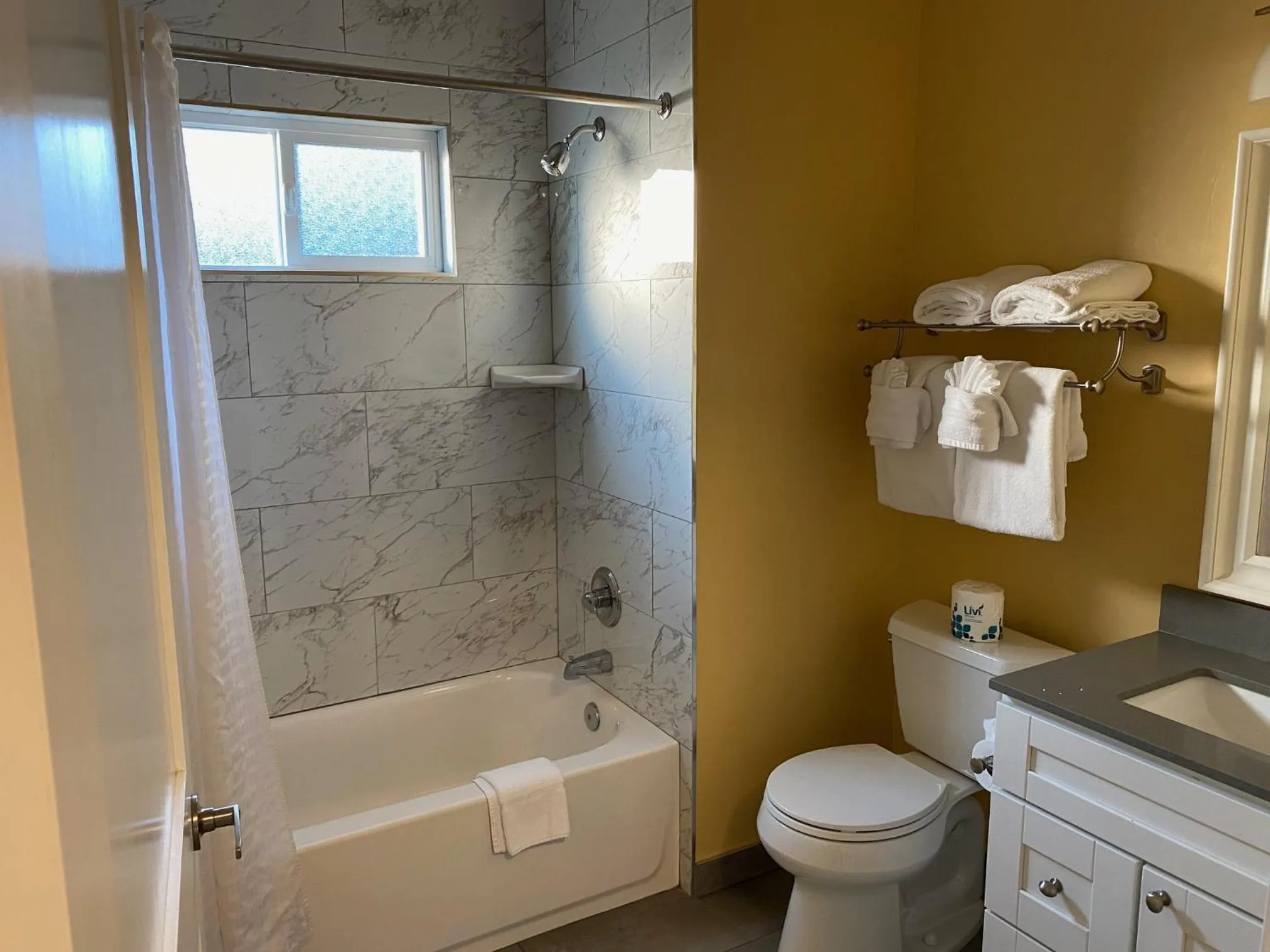 Toilet in Sea Breeze Inn - Pacific Grove