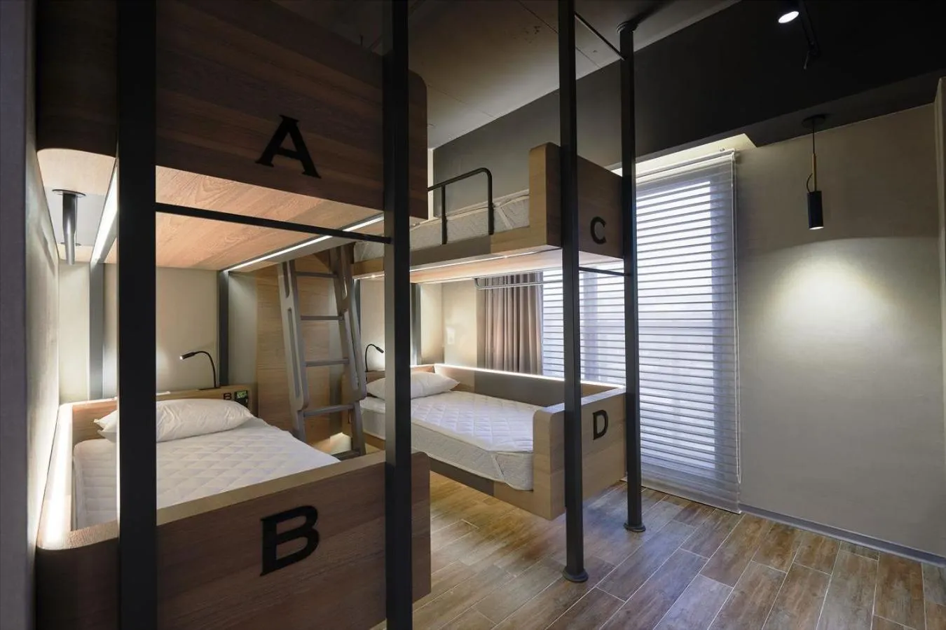 Bed in KIWI SHARE HOTEL ZHONGLI