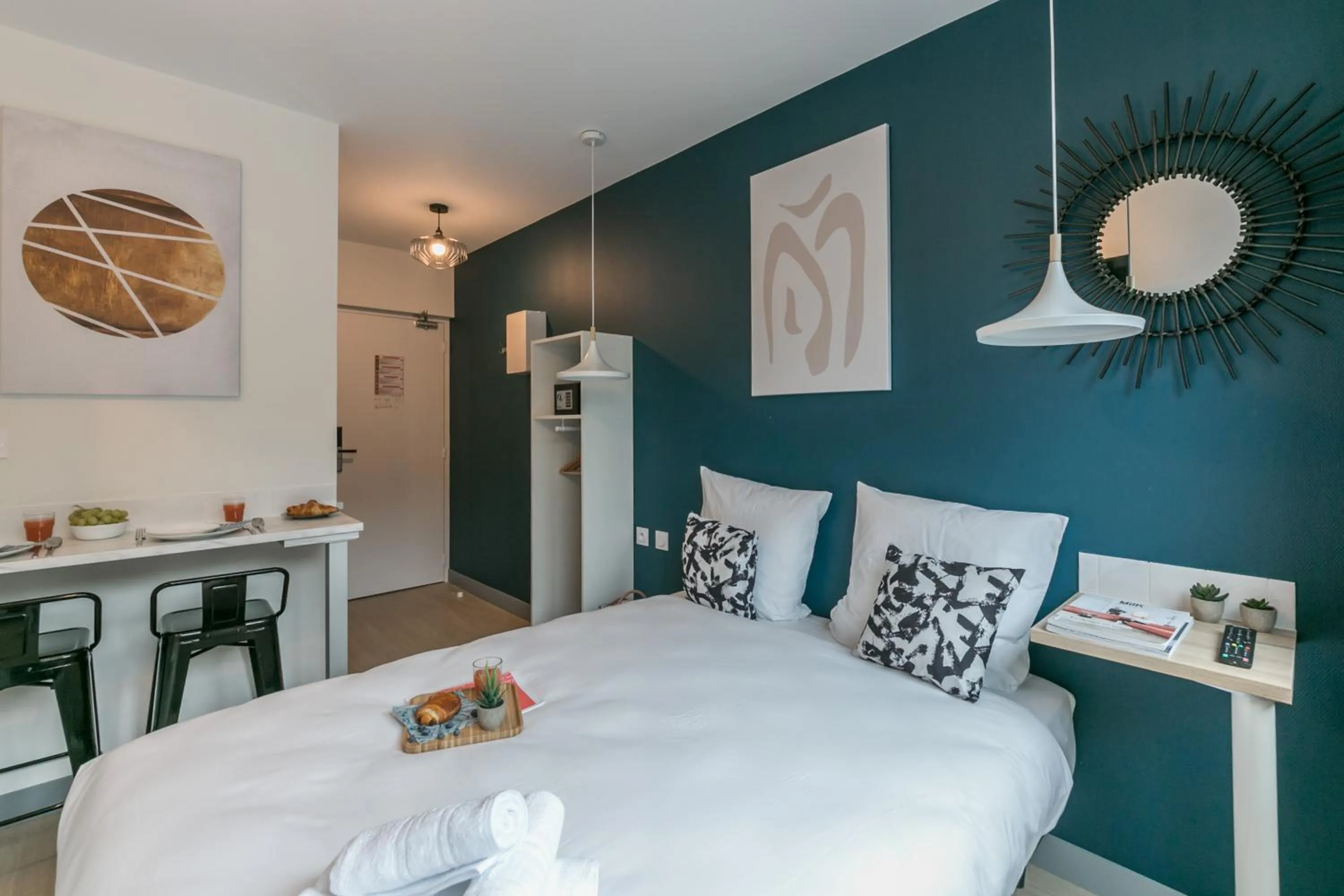 Bedroom, Bed in WS Tour Eiffel - Nicolo