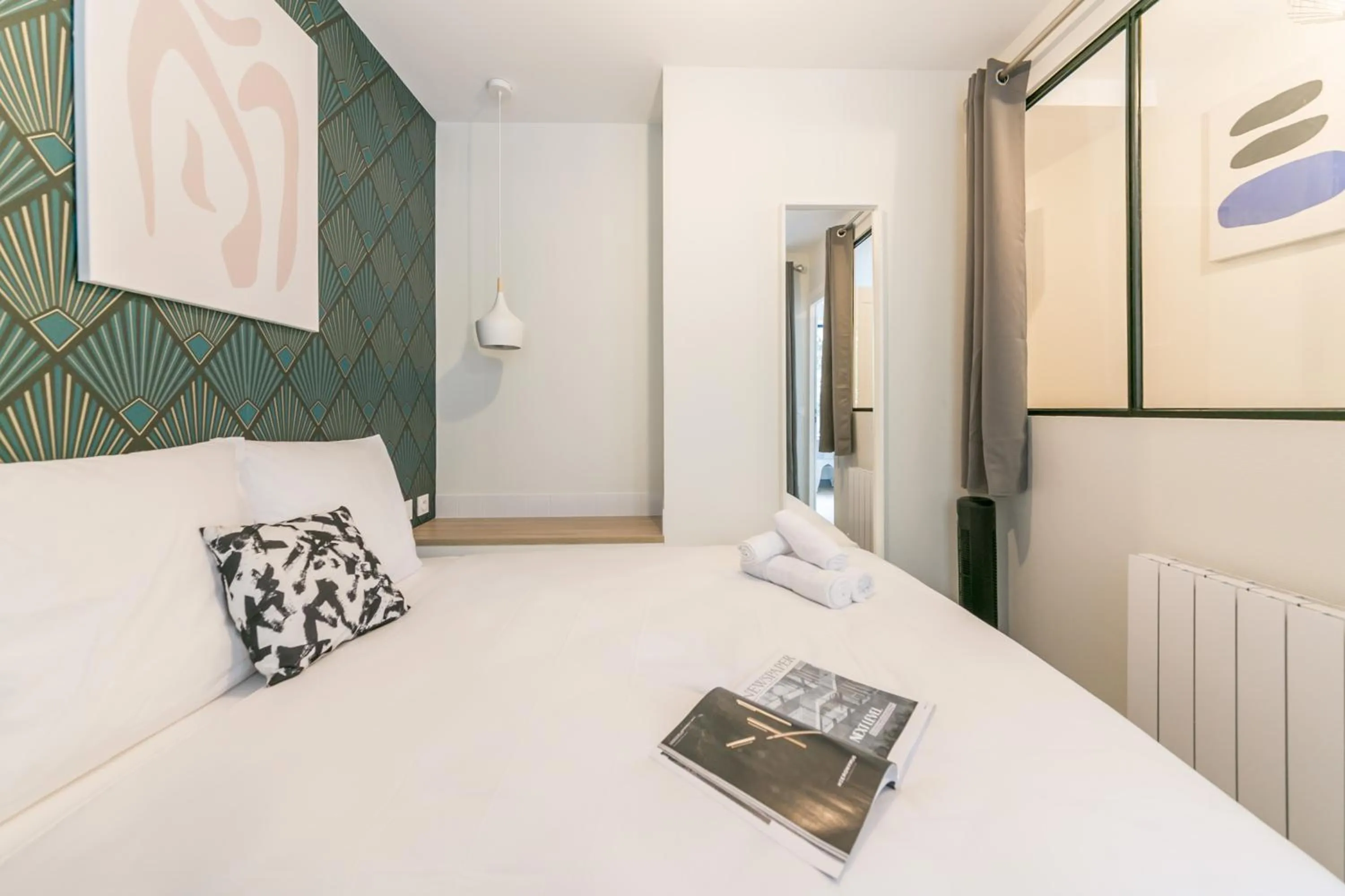 Bedroom, Bed in WS Tour Eiffel - Nicolo