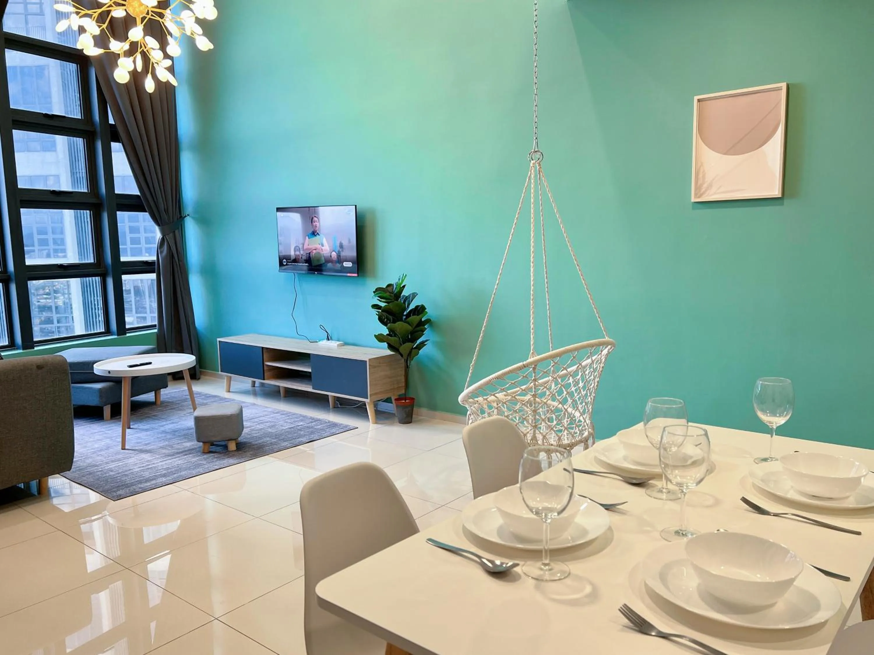 Living room in Ekocheras @ Kuala Lumpur