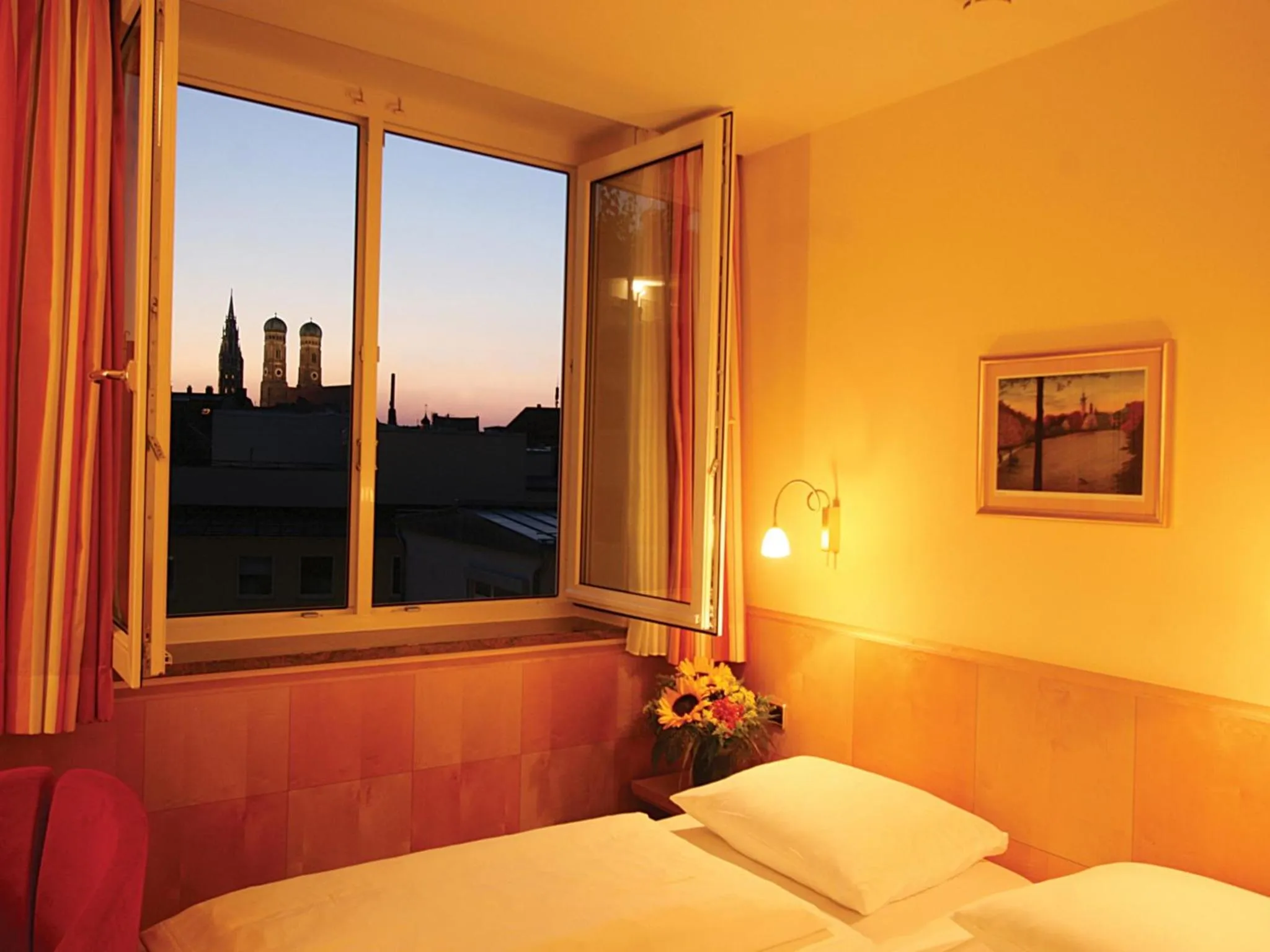 Bed in Hotel Torbräu